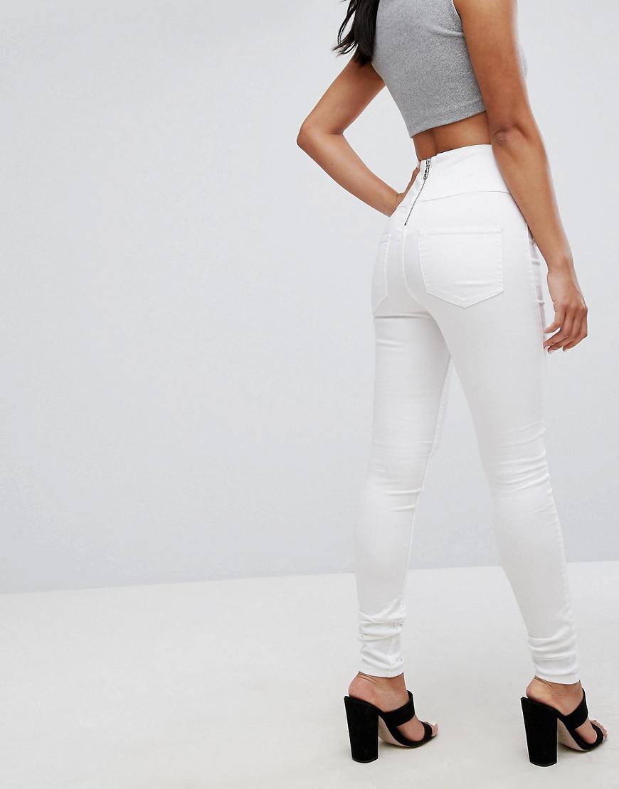 high waist skinny fit jeans pieces