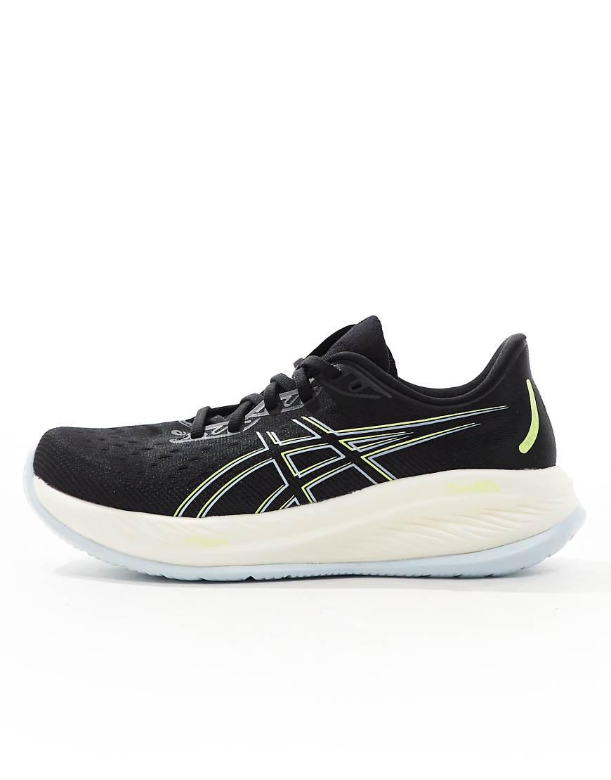 Zapatillas De Deporte Negras Y Amarillo Neon Gel Cumulus 26 Neutral De Running Asics de hombre de color Negro Lyst