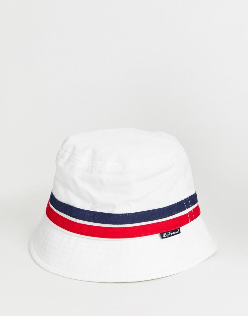 Ben Sherman Bucket Hat in White for Men | Lyst