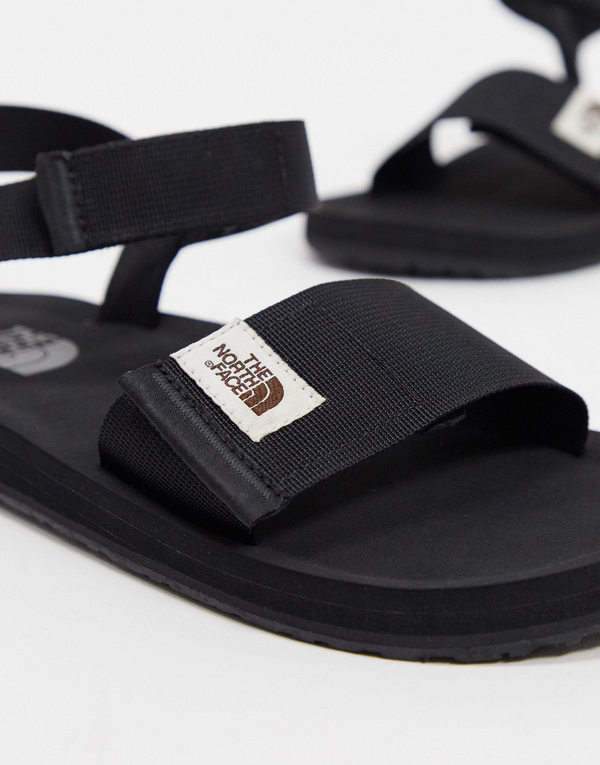 the north face skeena sandals in black