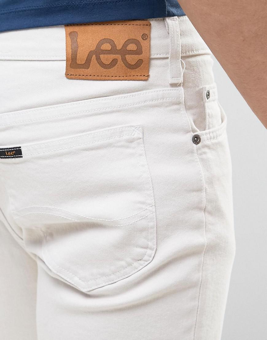 Lee Jeans Denim Rider Slim Fit Jeans Off White Wash for Men - Lyst