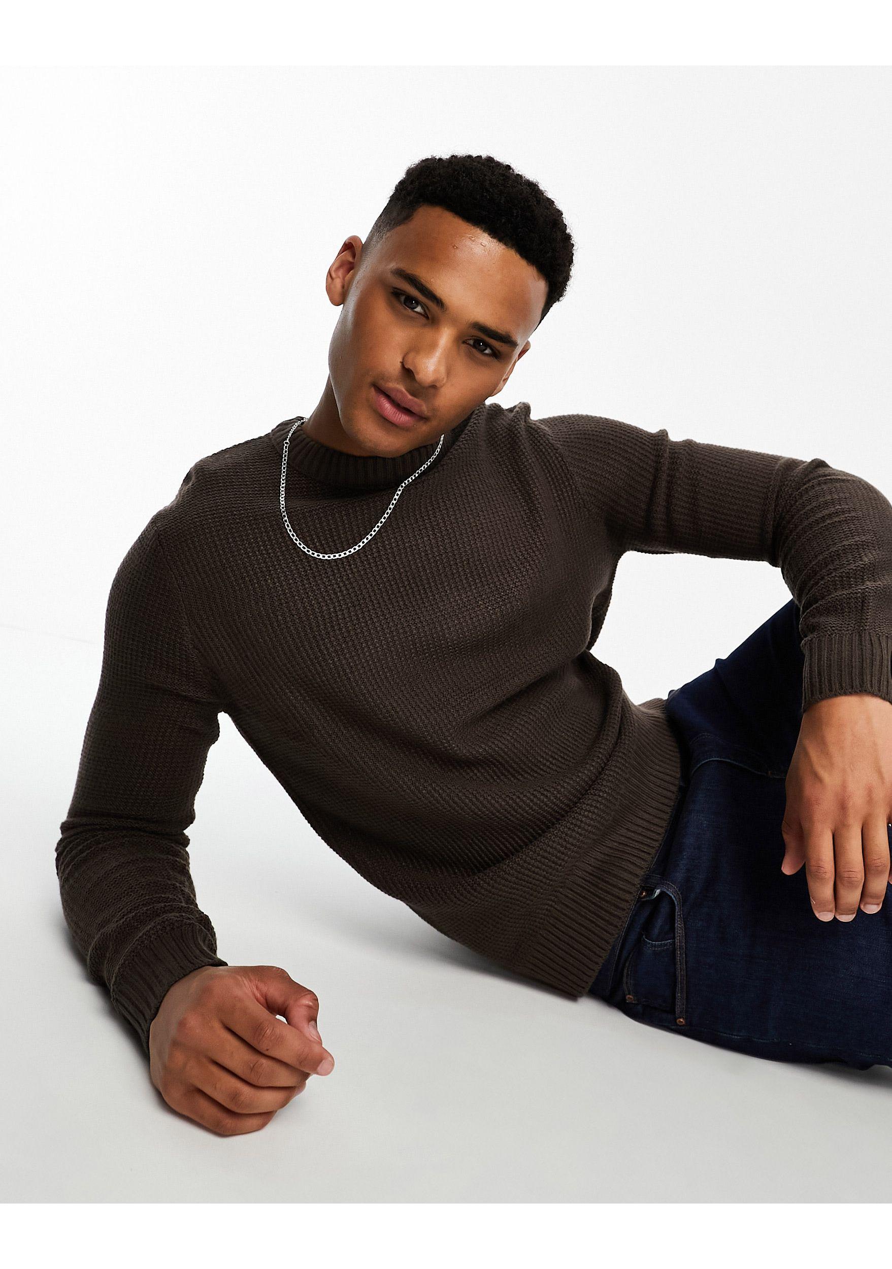 Jack u0026 Jones Originals Crew Neck Sweater in Black for Men | Lyst Australia