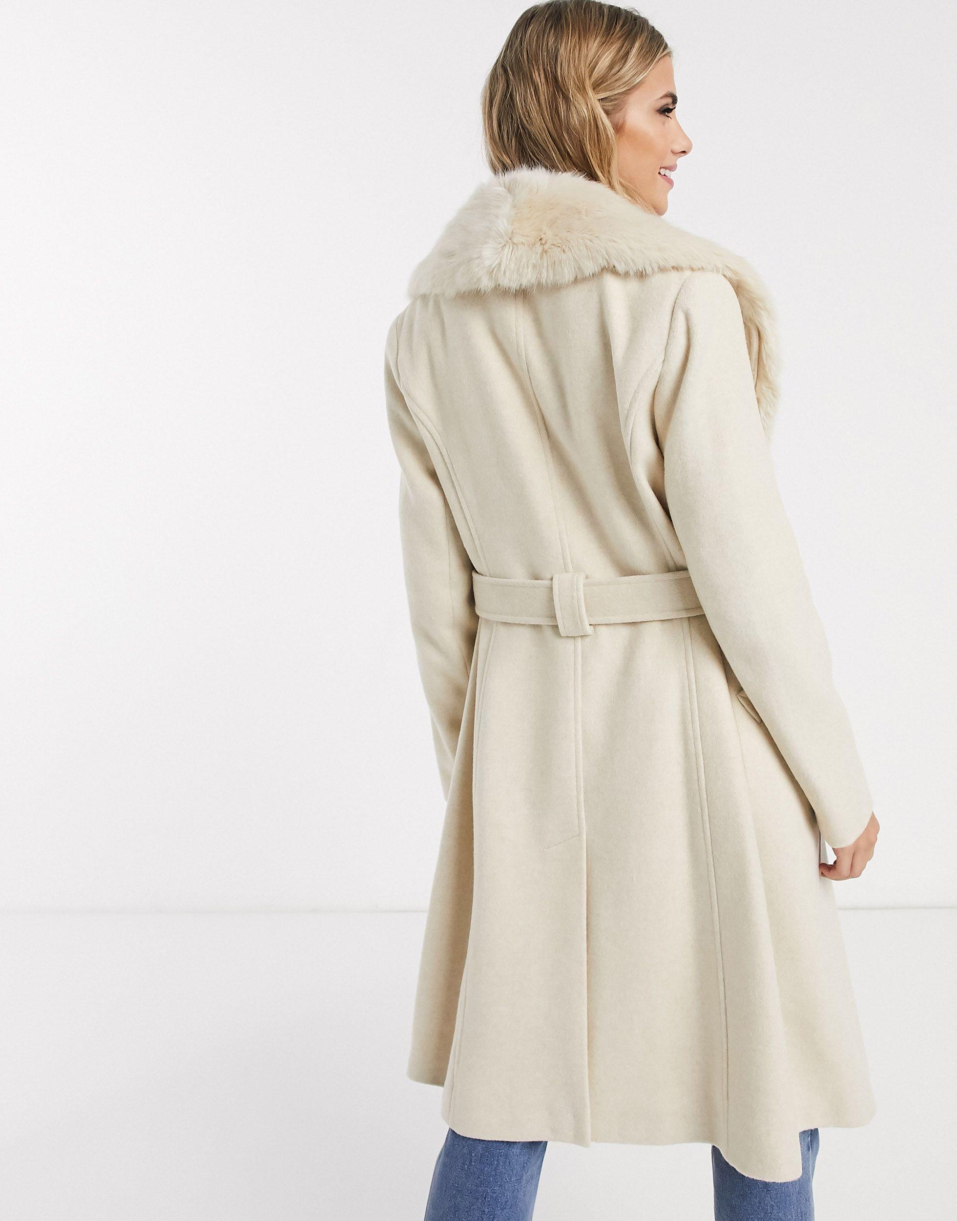 hooded tailored coat