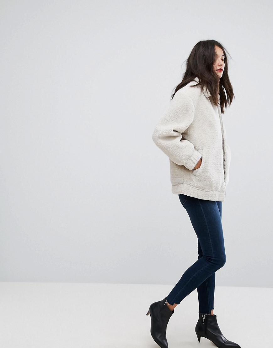 teddy coat vero moda