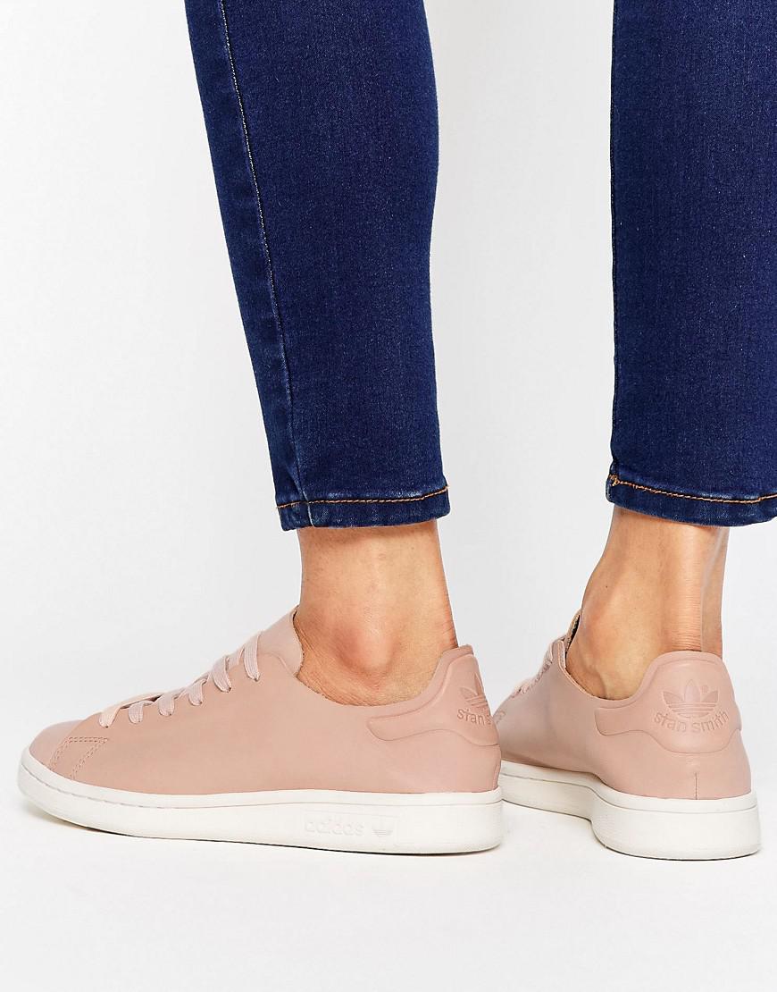 adidas Originals Originals Nude Leather Stan Smith Sneakers - Lyst