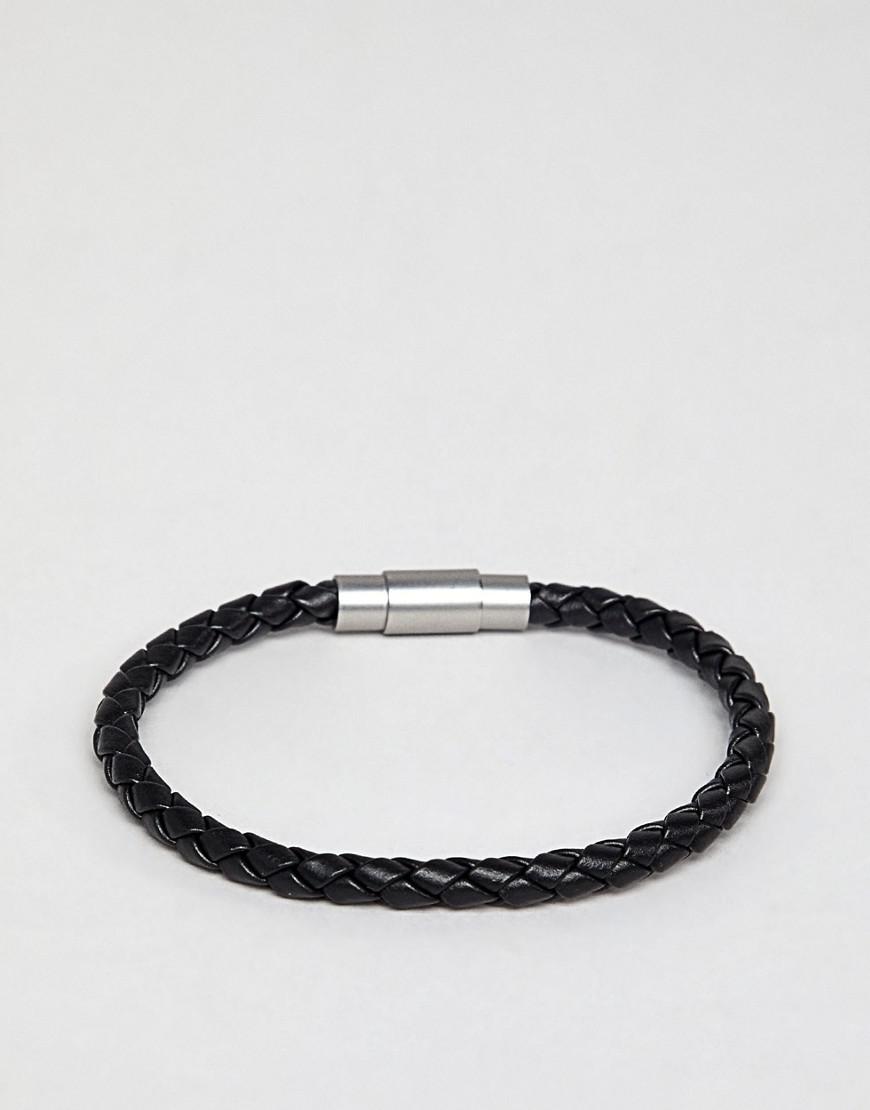 boss blaine leather bracelet