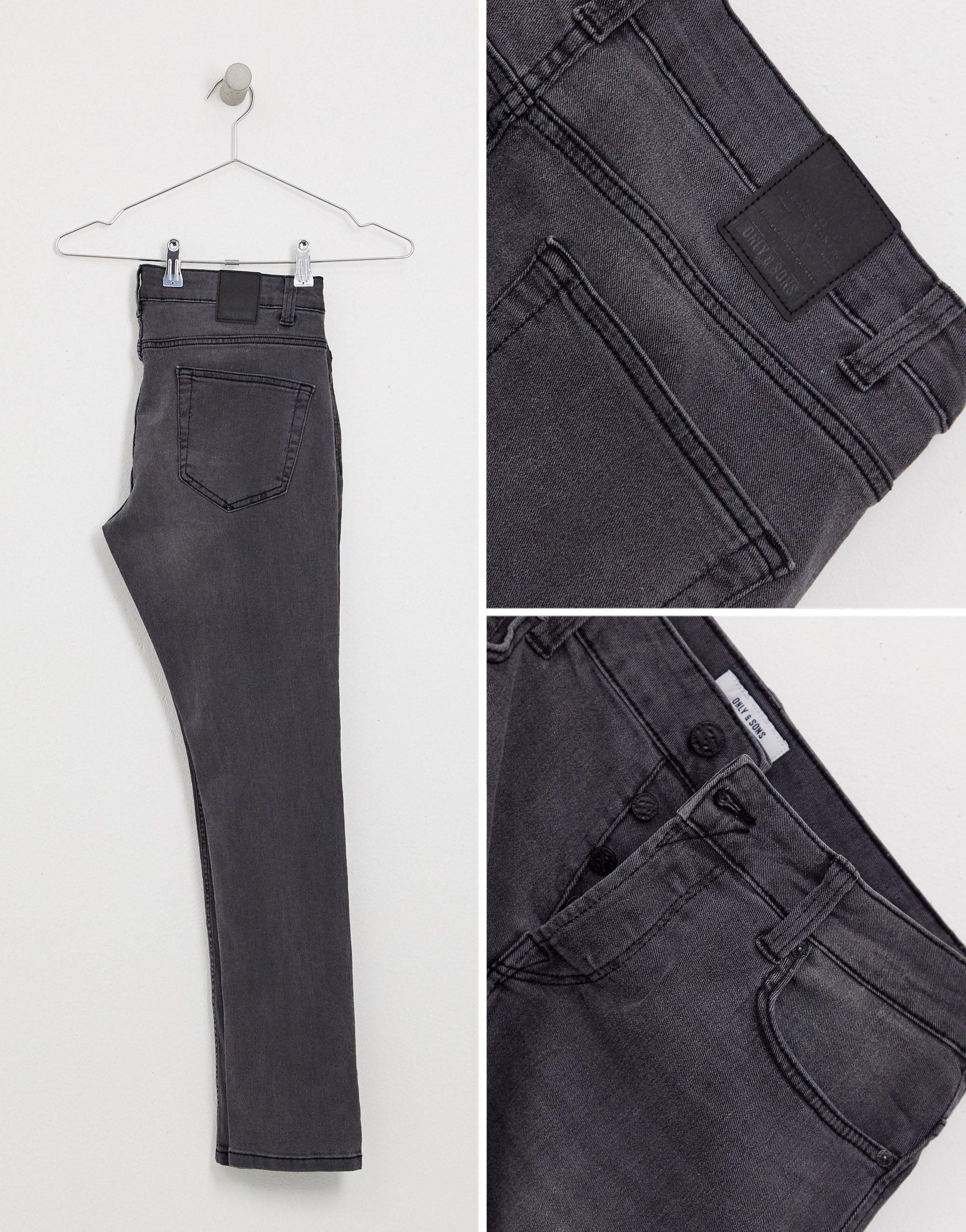 only & sons loom slim fit jeans
