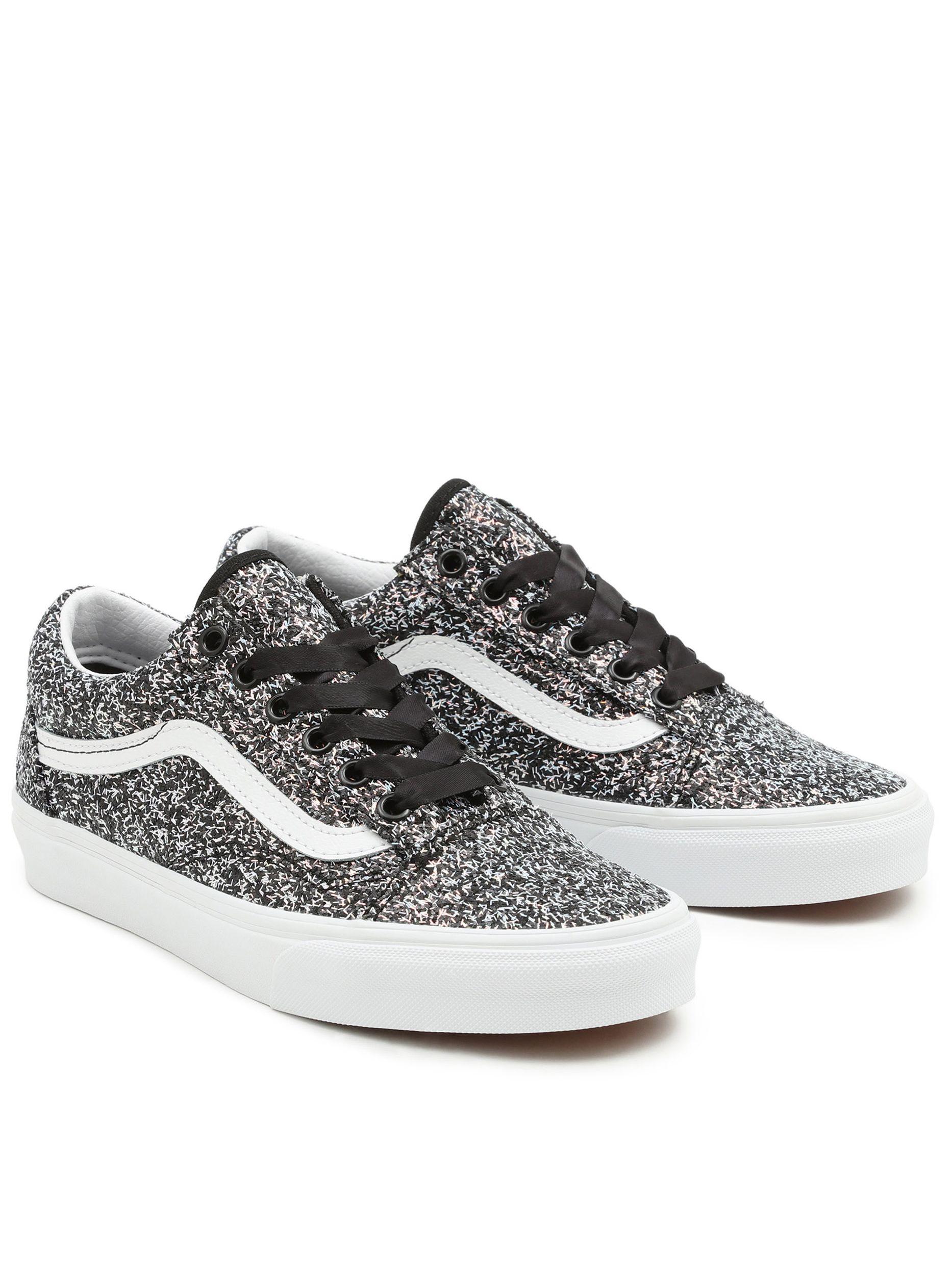 Vans Shiny Party Old Skool Shoes in Gray | Lyst