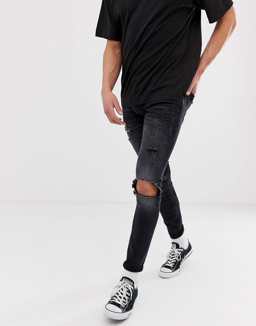 jack and jones spray on jeans
