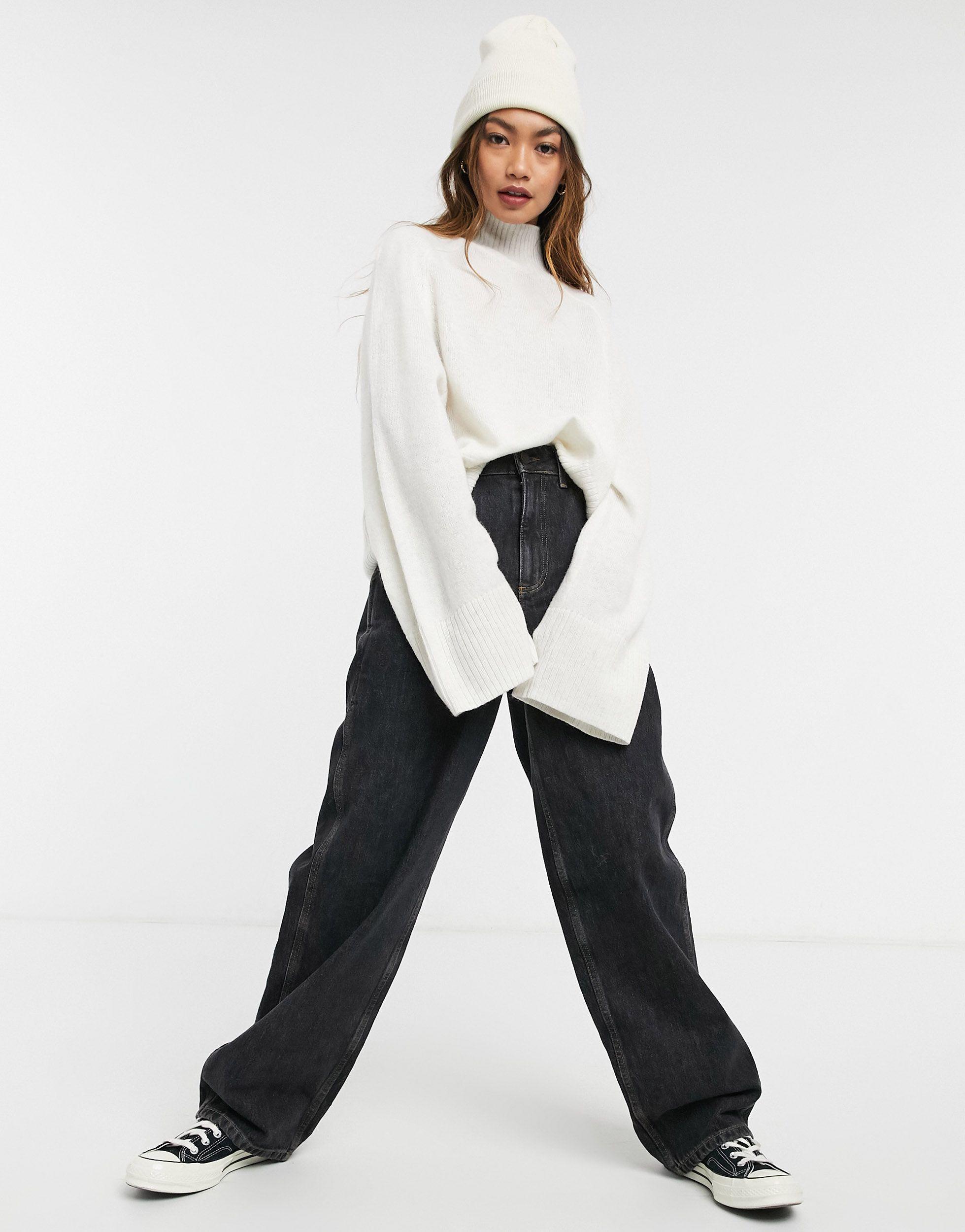 Wool Saga Oversized Turtle Neck Jumper 