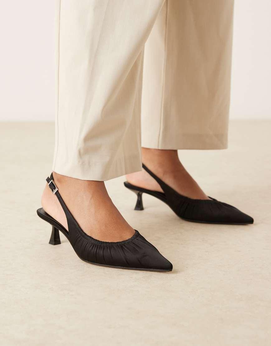 Tacón Medio Asos Zapatos Tacon Negro Sandalias De Tacón ASOS De