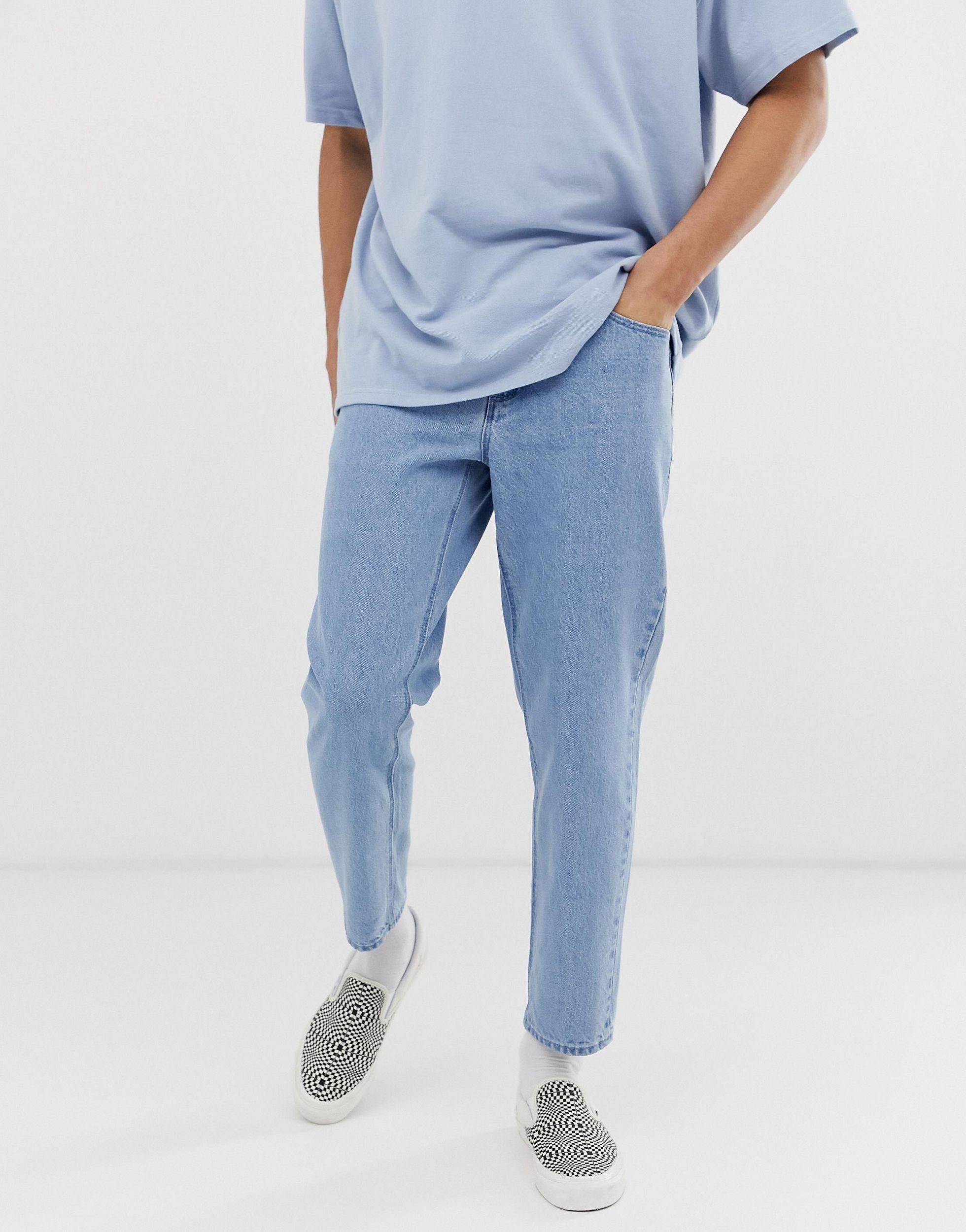 Jeans classici rigidi stone wash azzurroASOS in Denim da Uomo colore Blu |  Lyst