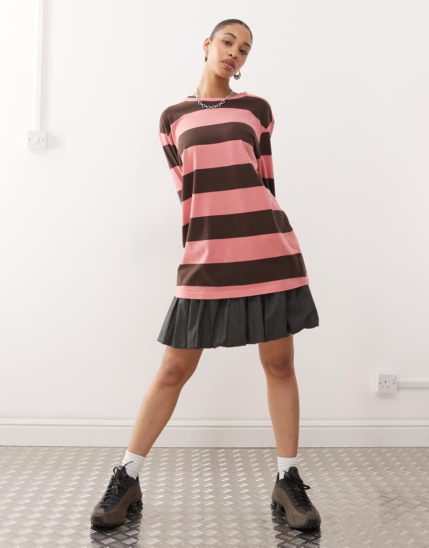 Monki Super Soft T Shirt Dress Monki Isabella Super Soft Midi T
