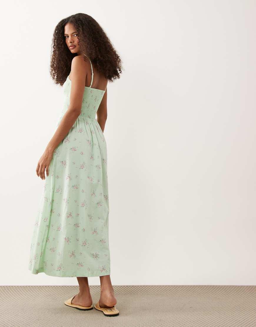 abercrombie green polka dot dress Buy & Fitch Flocked Long Sleeve Sweetheart Mini from Next Mexico back fastening allows for a personalised fit The A&F Emerson Linen-Blend Puff