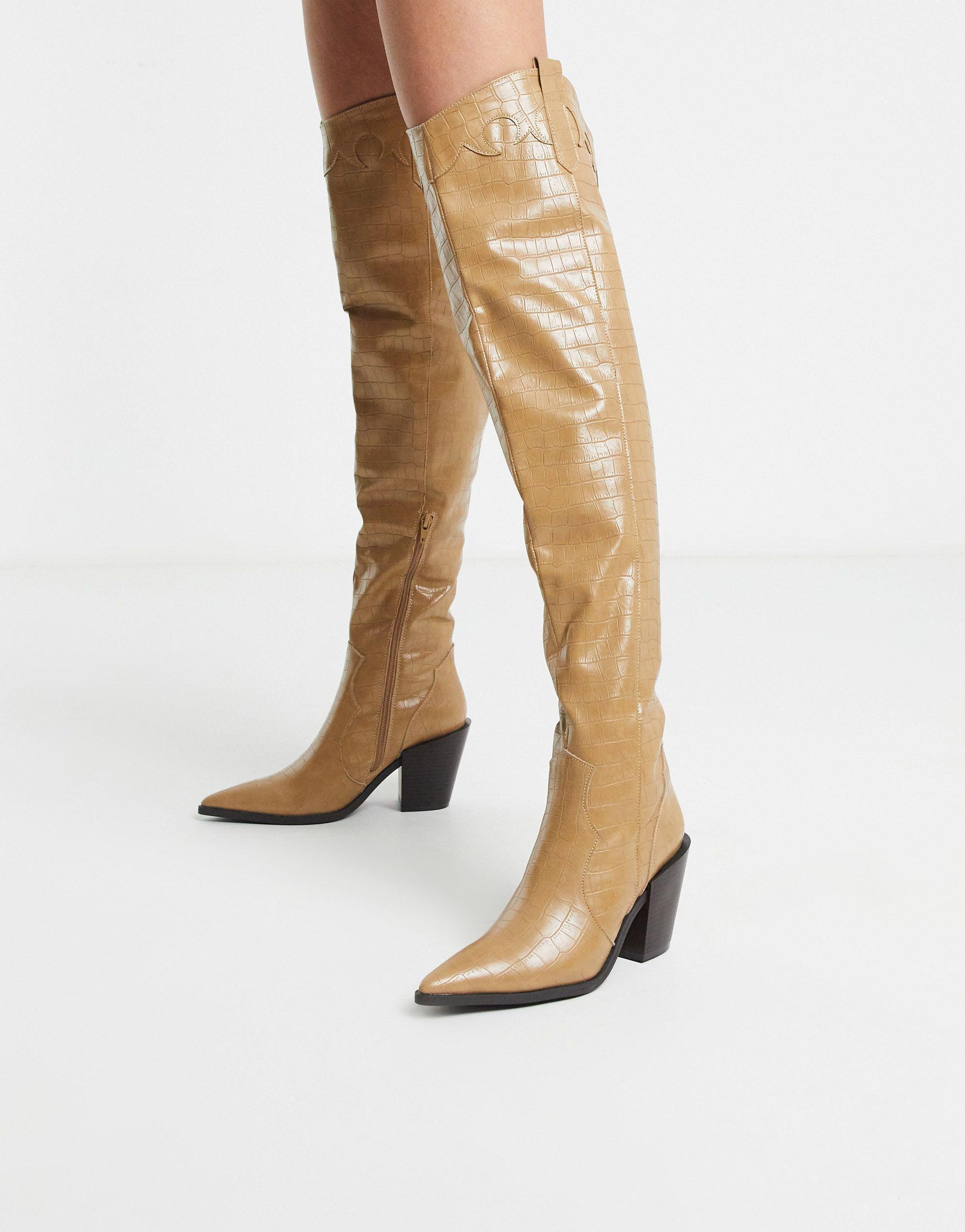 truffle knee high boots