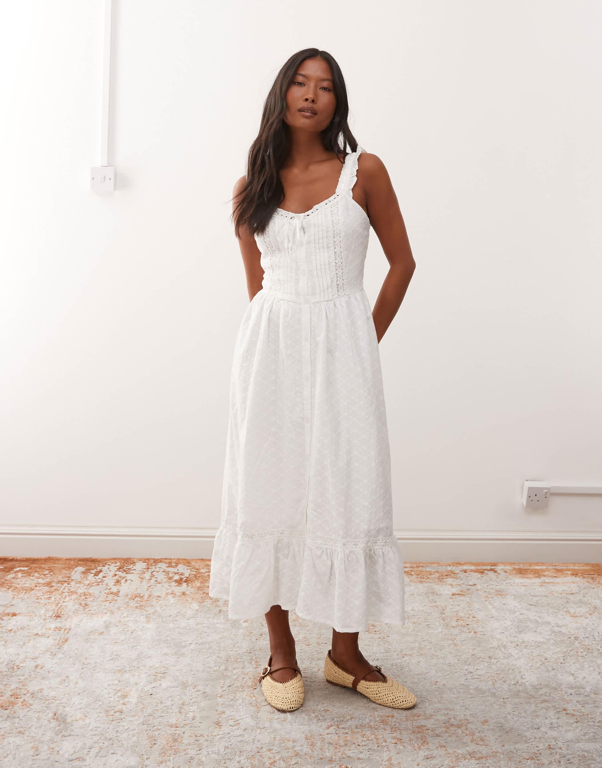 Designer White Milkmaid Dresses for Women - Up to 86% off | Lyst