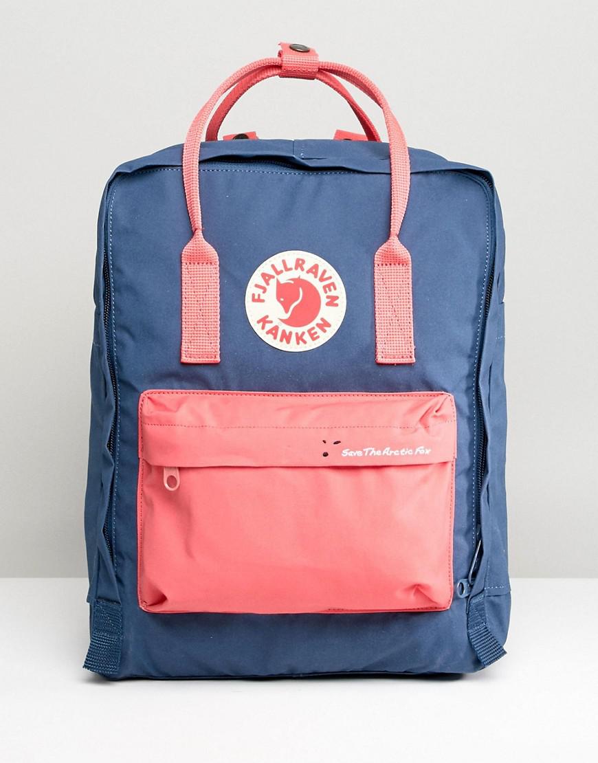 Fjallraven Save The Arctic Fox Kanken Backpack 16l in Blue for Men | Lyst