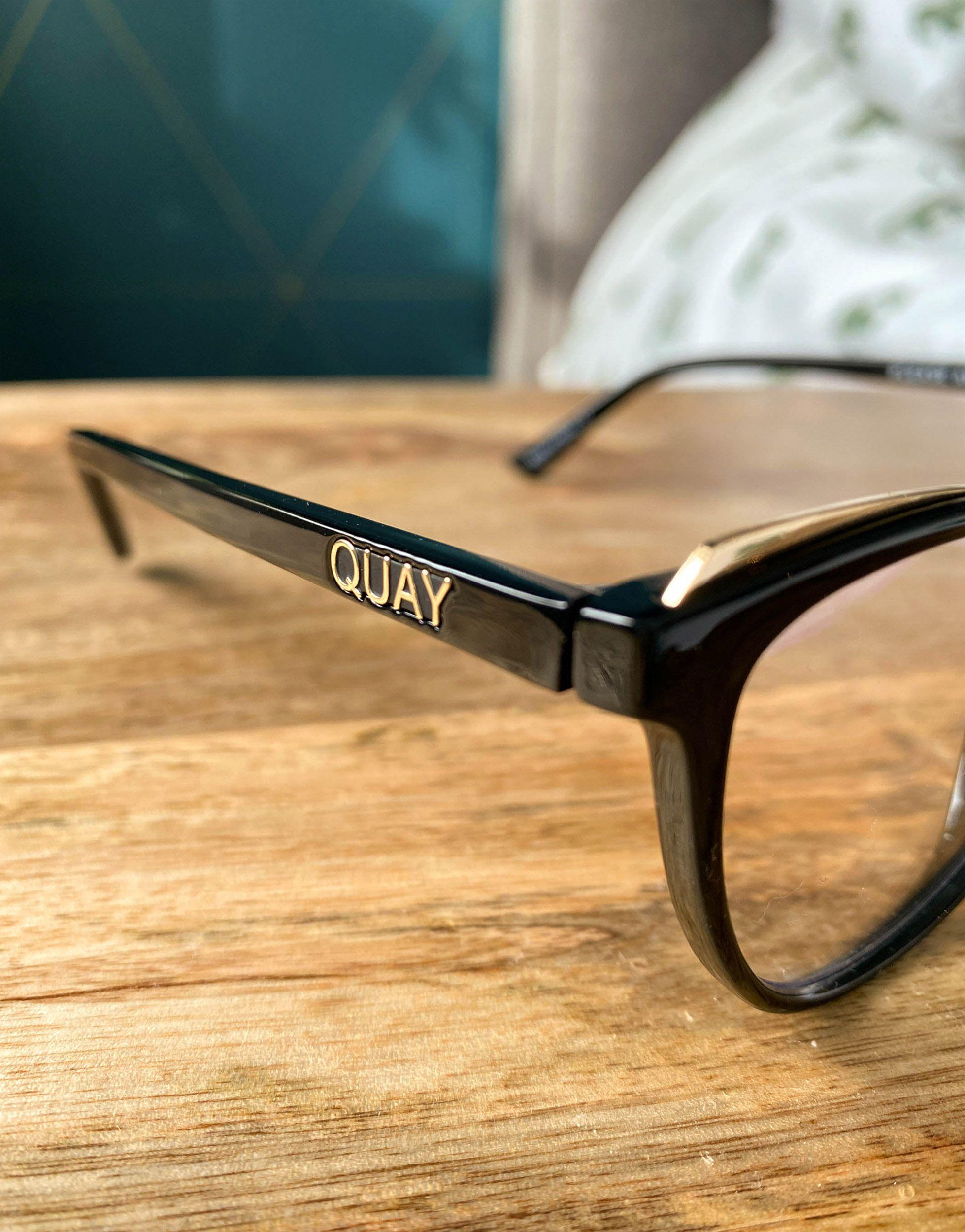 quay blue glasses