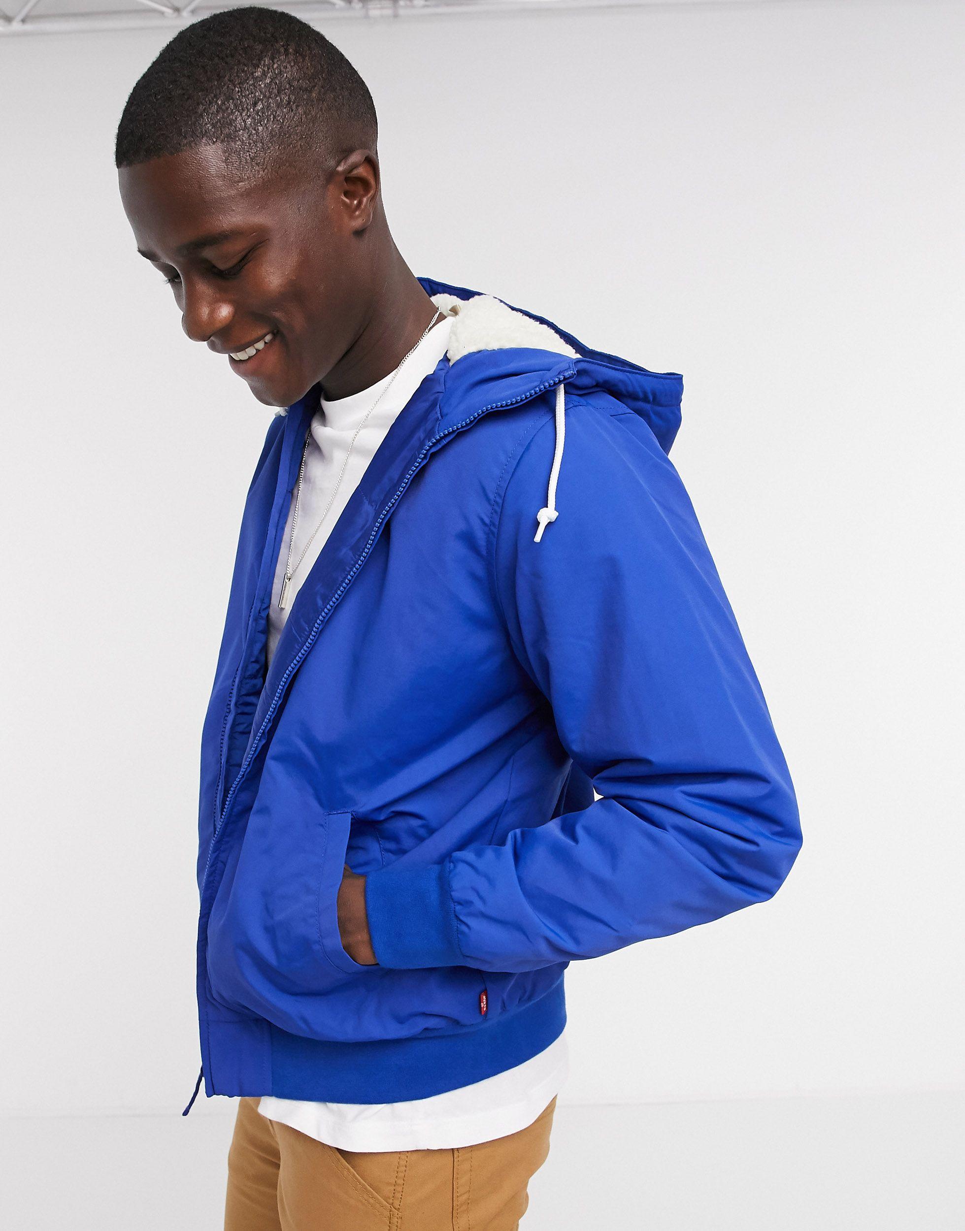 Levi's Hooded Sherpa Bomber Jacket in 
