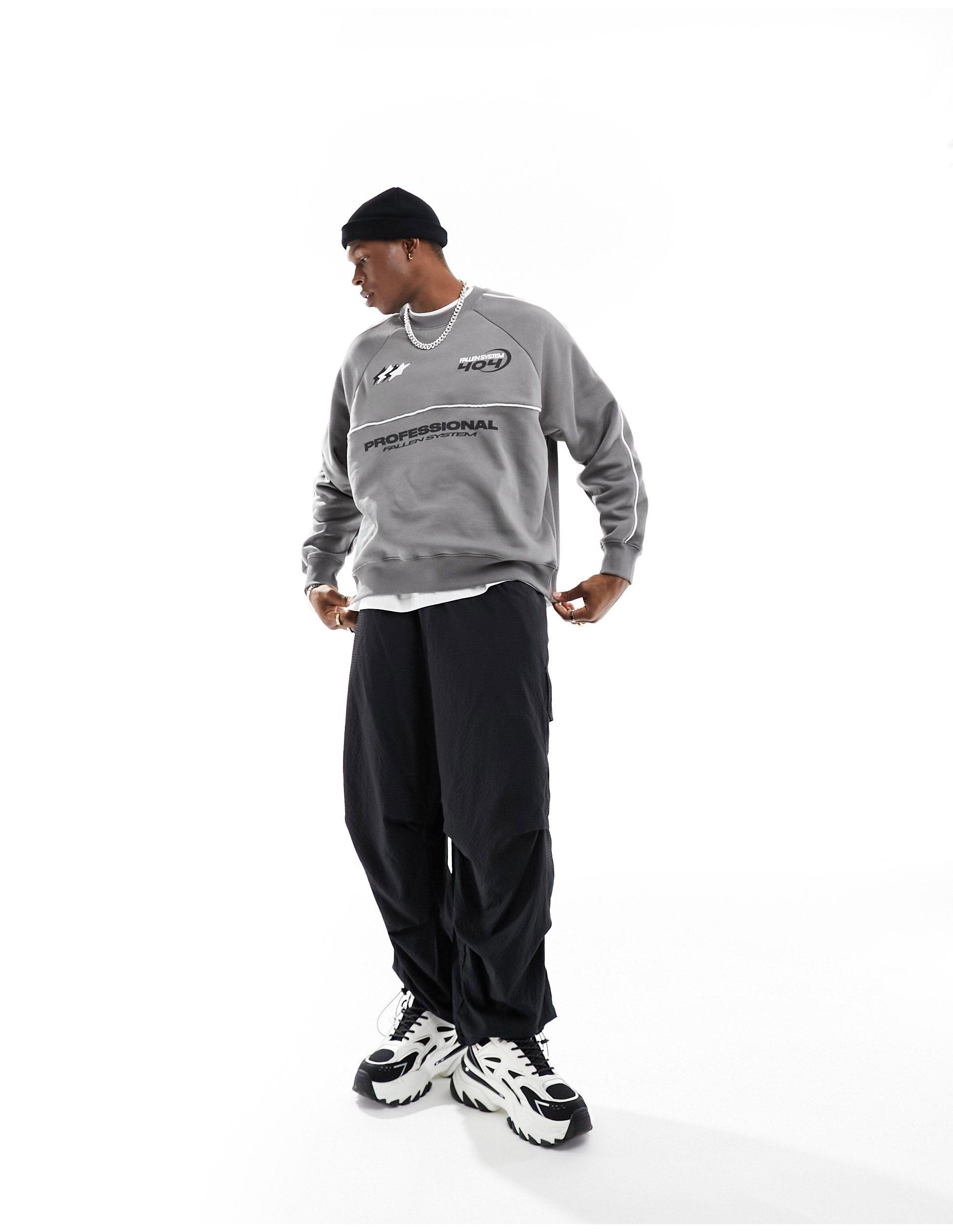 Bershka grey sweatshirt new arrivals