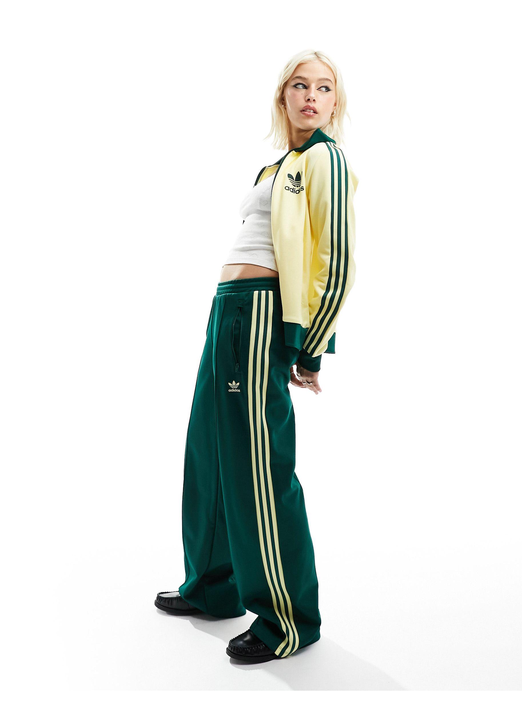 adidas Originals Retro Beckenbauer Track Pants in Green