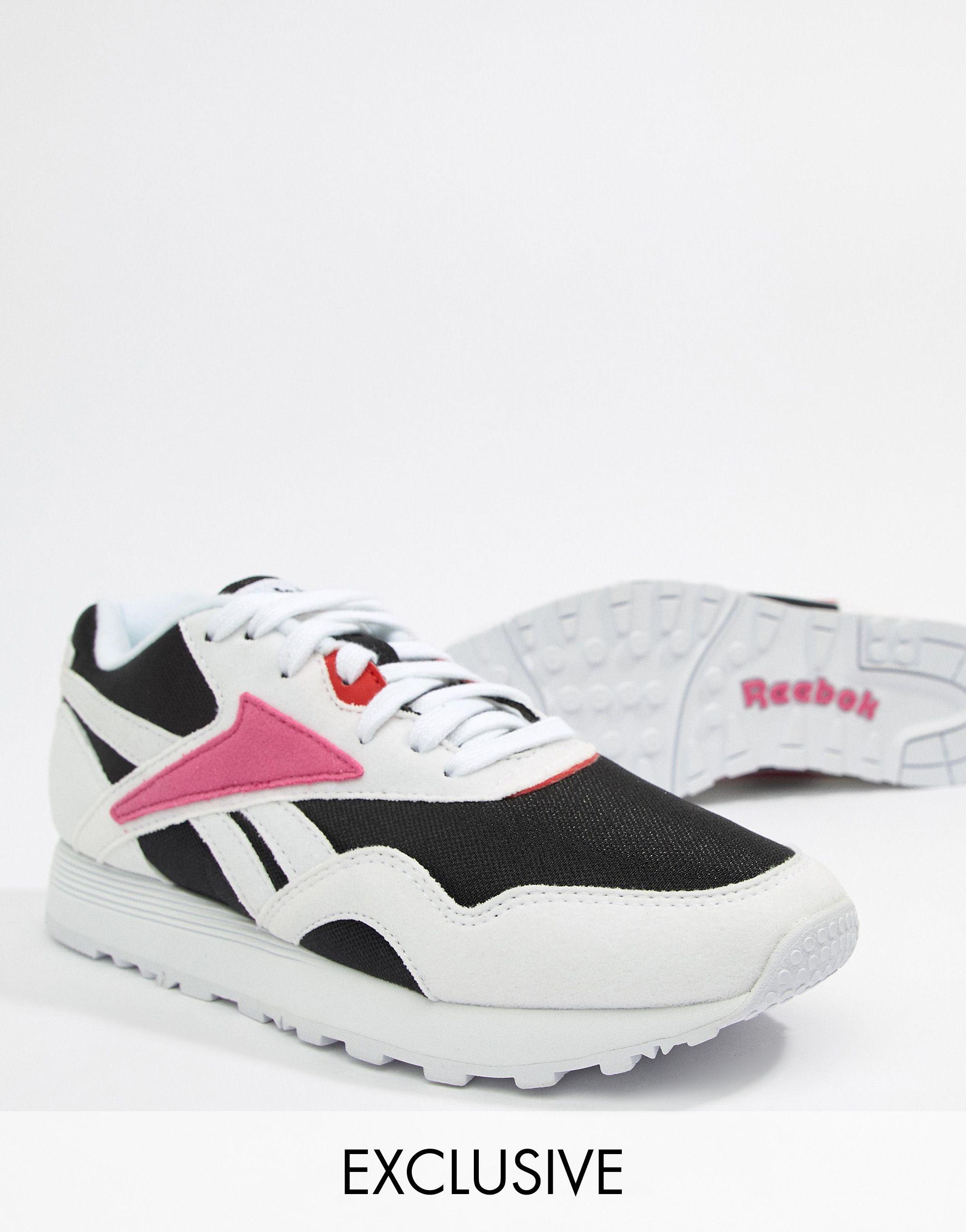 reebok rose et noir