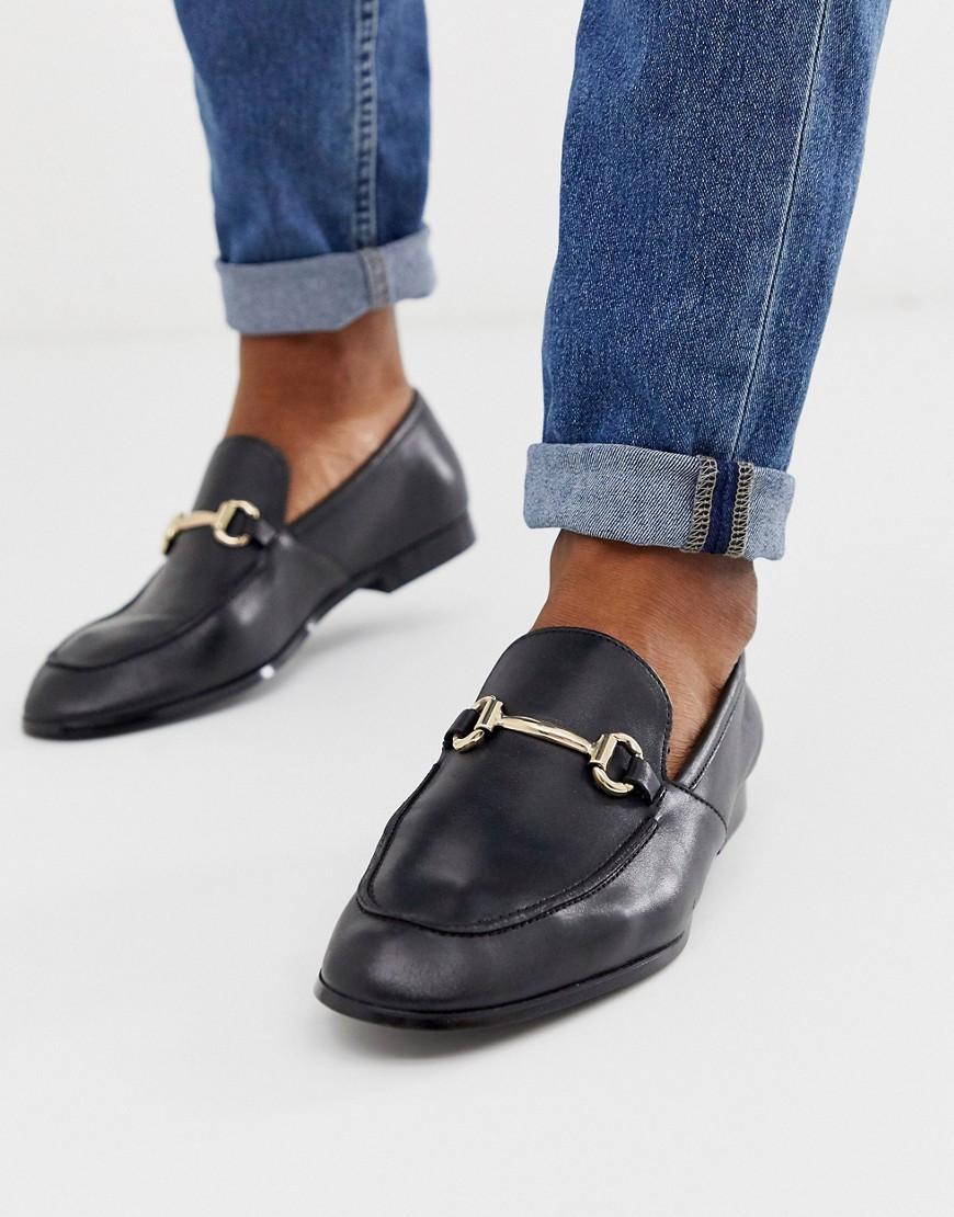 Office Leather Lemming Bar Loafers in Black for Men Lyst