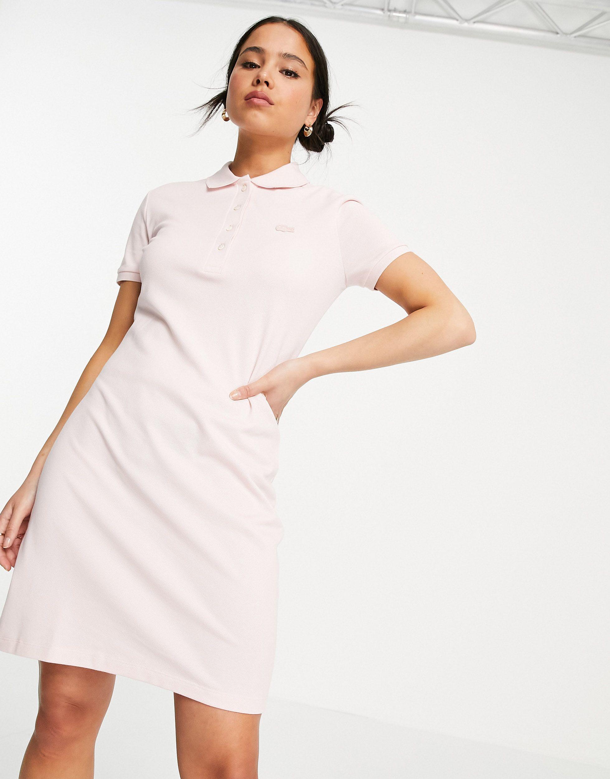 pink lacoste dress