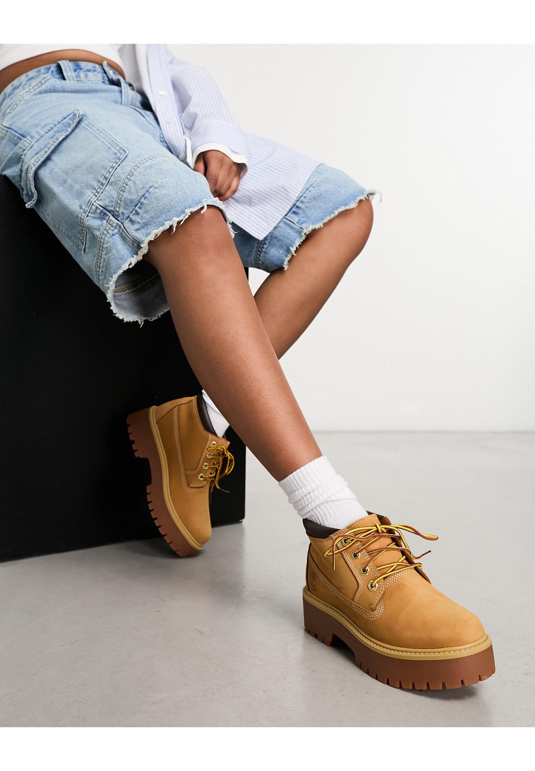 Timberland Nellie Chukka Boots Met Verhoogde Plateauzool in het