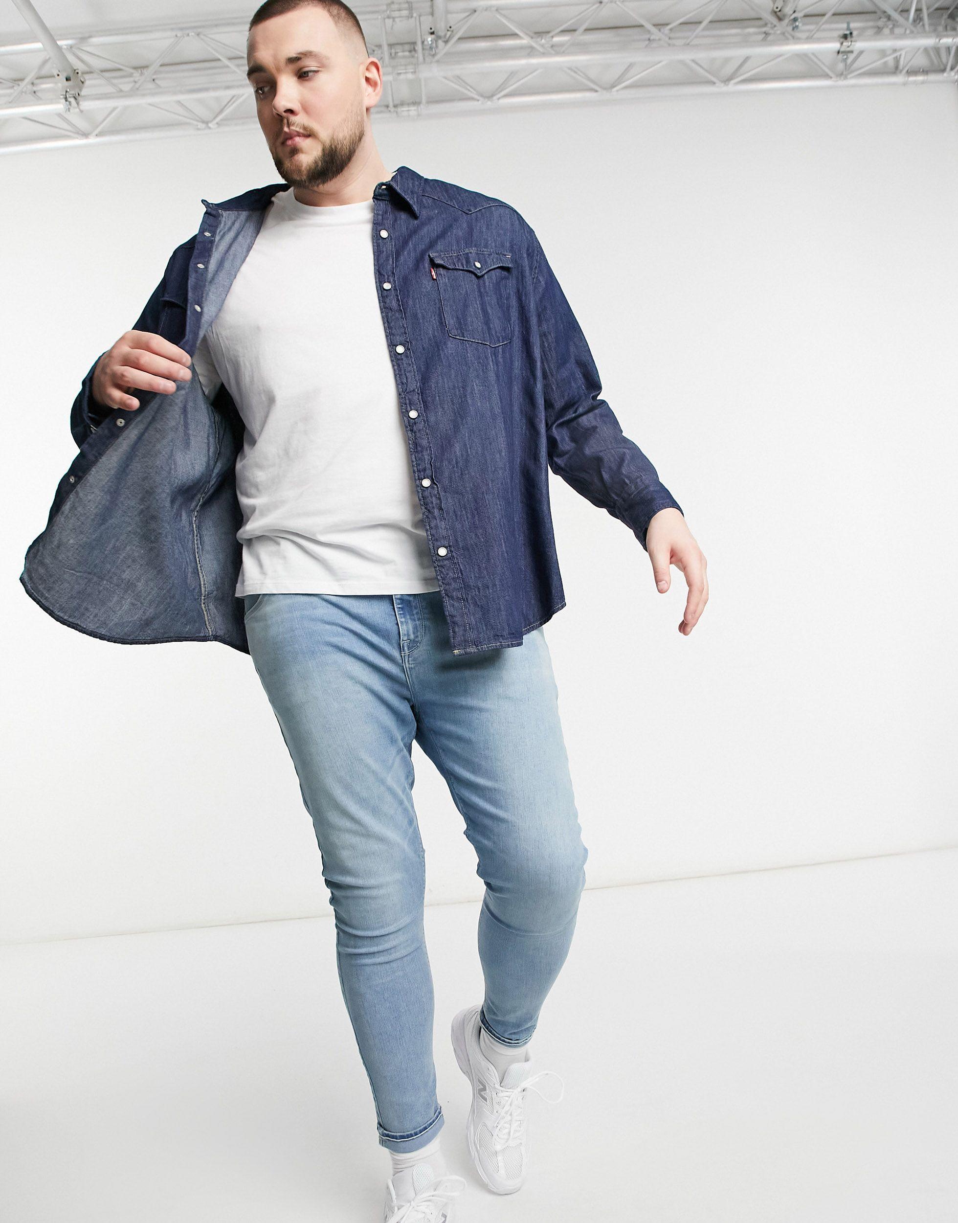 levi's oversized barstow denim shirt