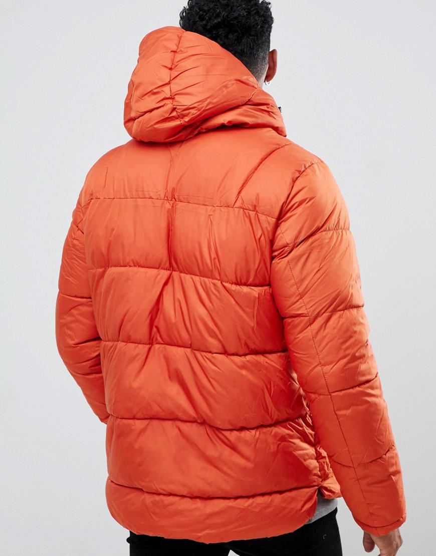 pull and bear orange jacket