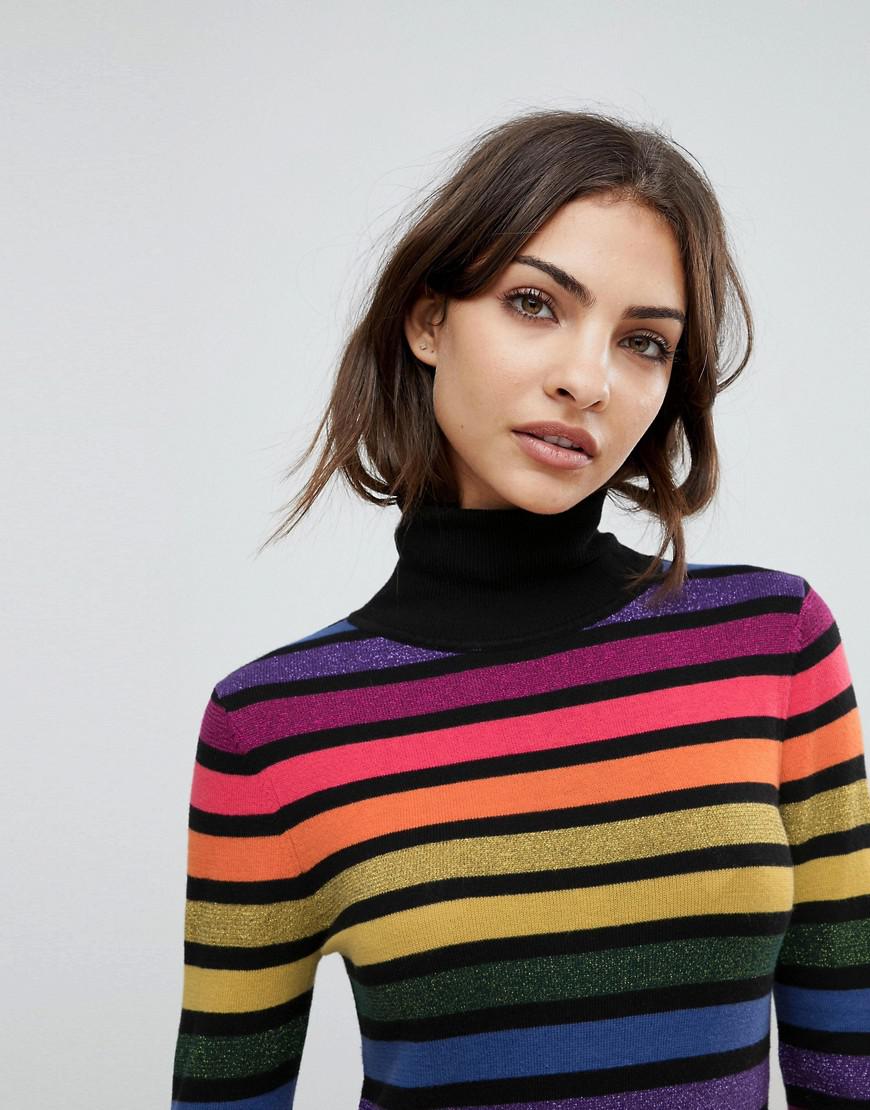sparkle stripe jumper