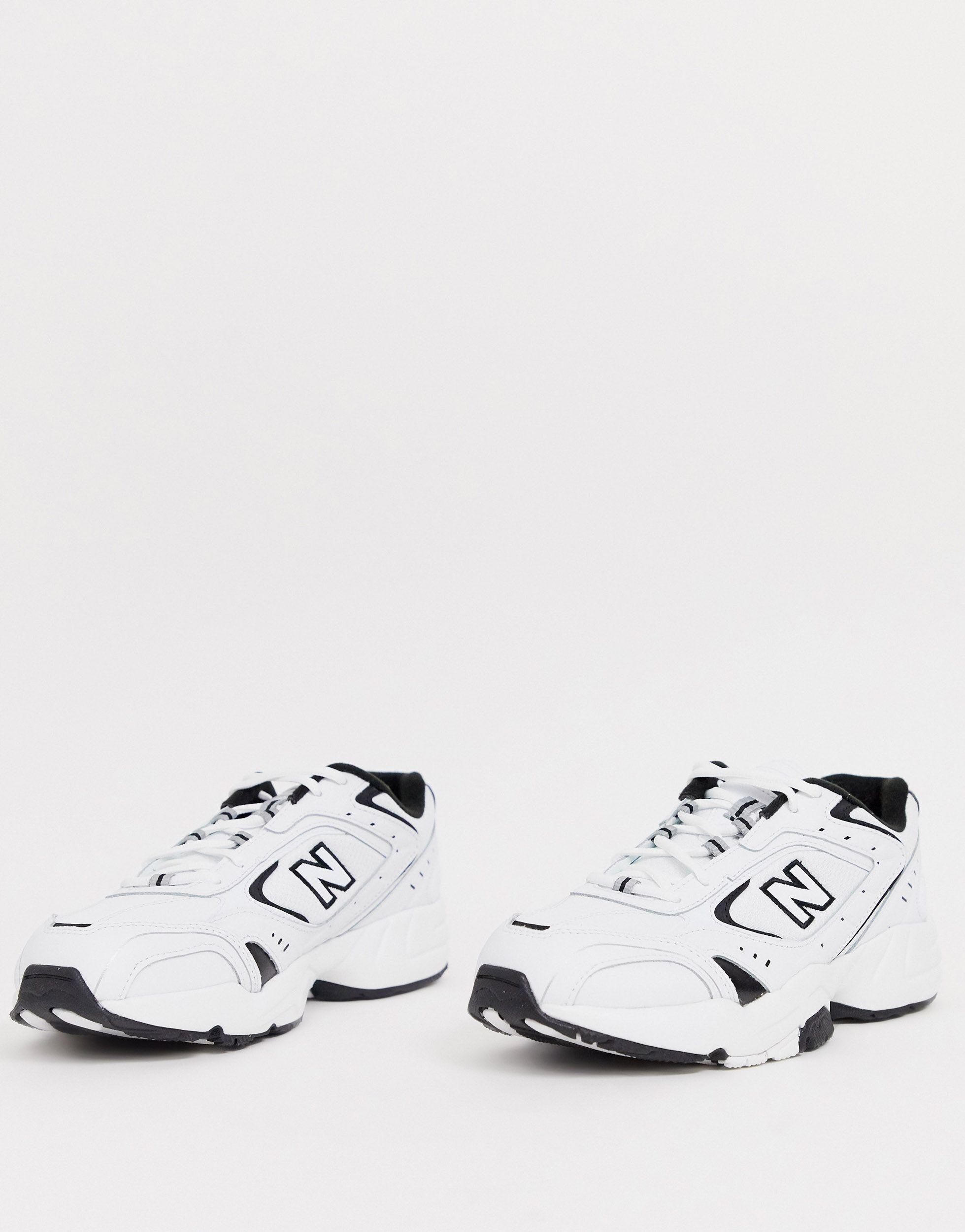 Zapatillas New Balance de Cuero de color Blanco para hombre | Lyst