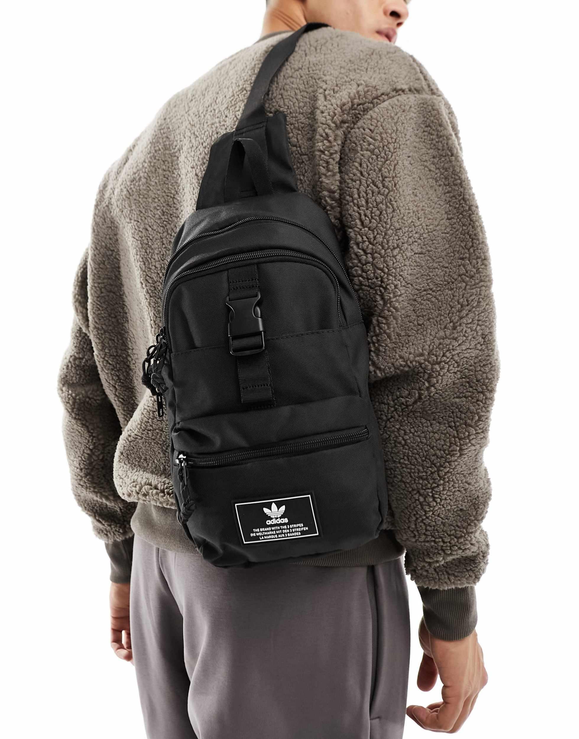 adidas Originals Utility 3.0 Sling Backpack in Gray for Men Lyst