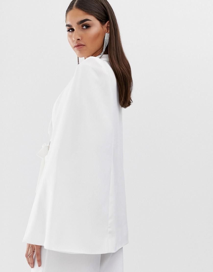 White cape store jacket