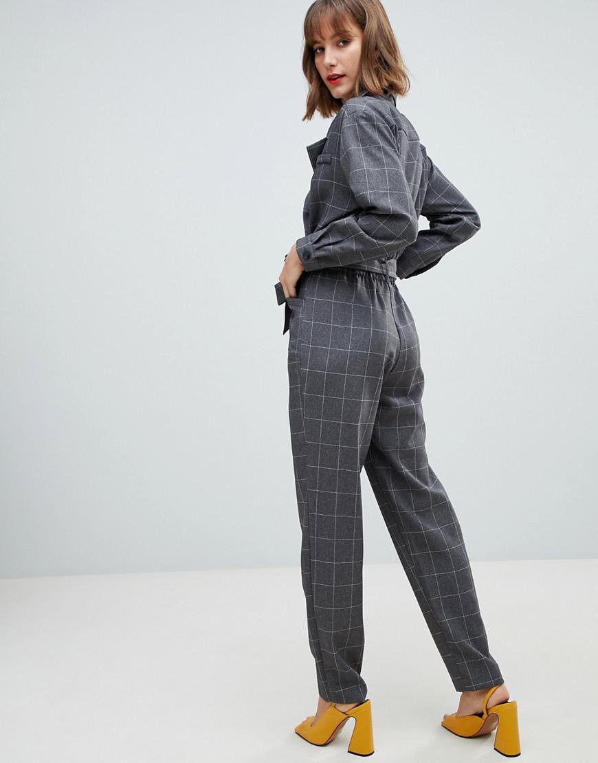 mango grey jumpsuit