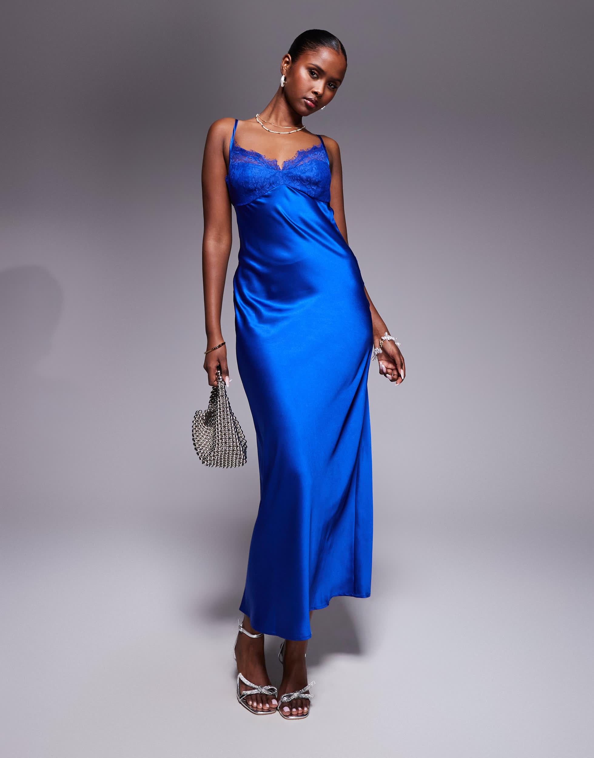 princess polly baby blue dress Anne Klein Seersucker Stripe Belted Fit & Flare Dress In Siren Blue/ White  - 60% Off main image 1