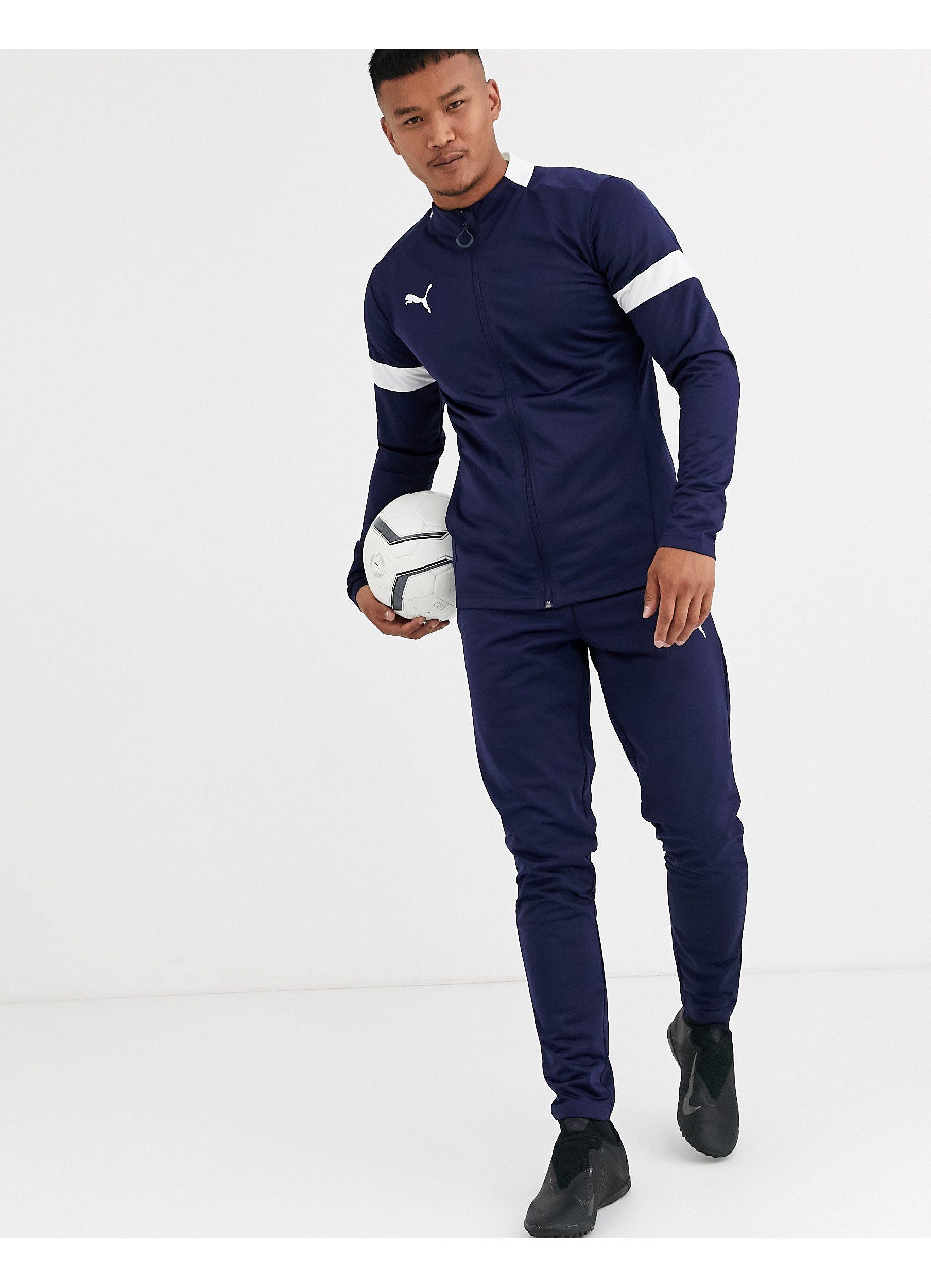 PUMA Synthetic Football Tracksuit in Navy (Blue) for Men | Lyst