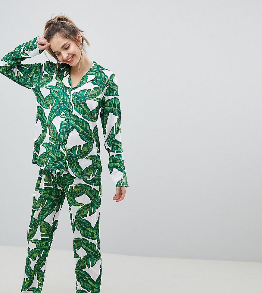 Palm Print Pyjamas Hotsell, 50% OFF 
