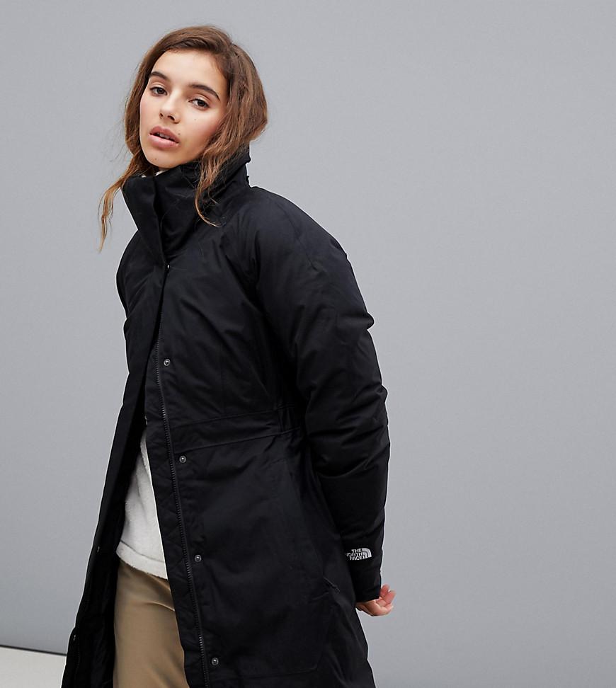 The North Face Fleece Womens Arctic Parka Ii In Black | Lyst