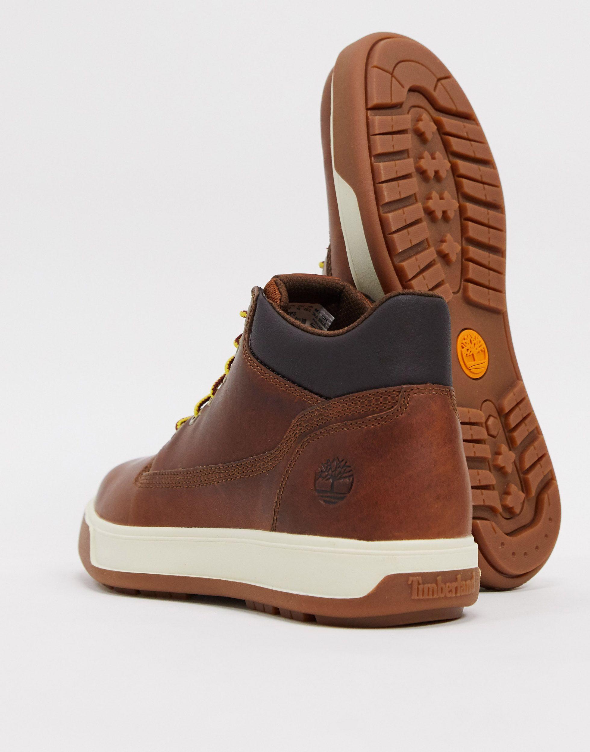 Leather Chukka Boots in Brown for Men | Lyst