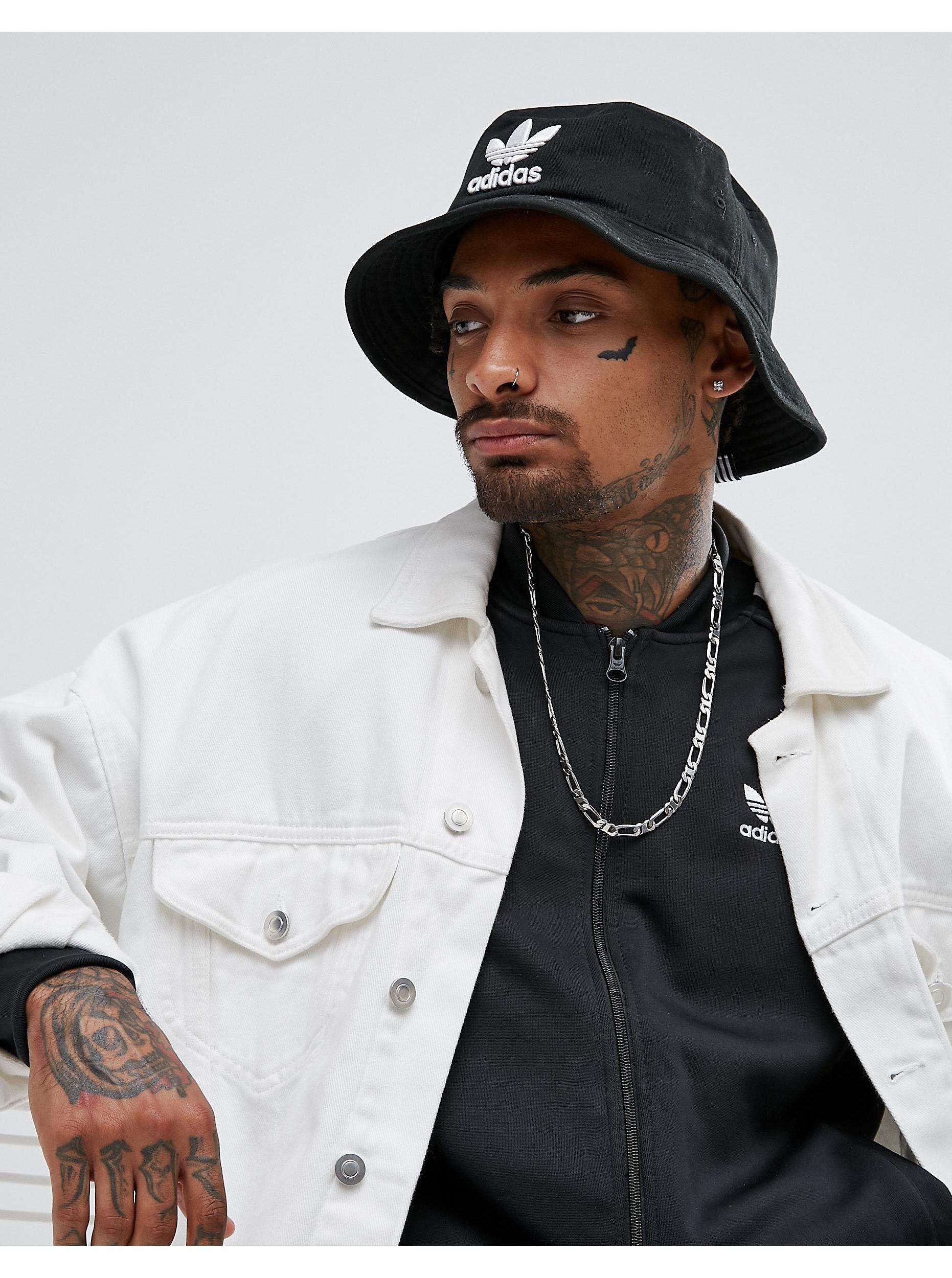 adidas Originals Trefoil Bucket Hat in 