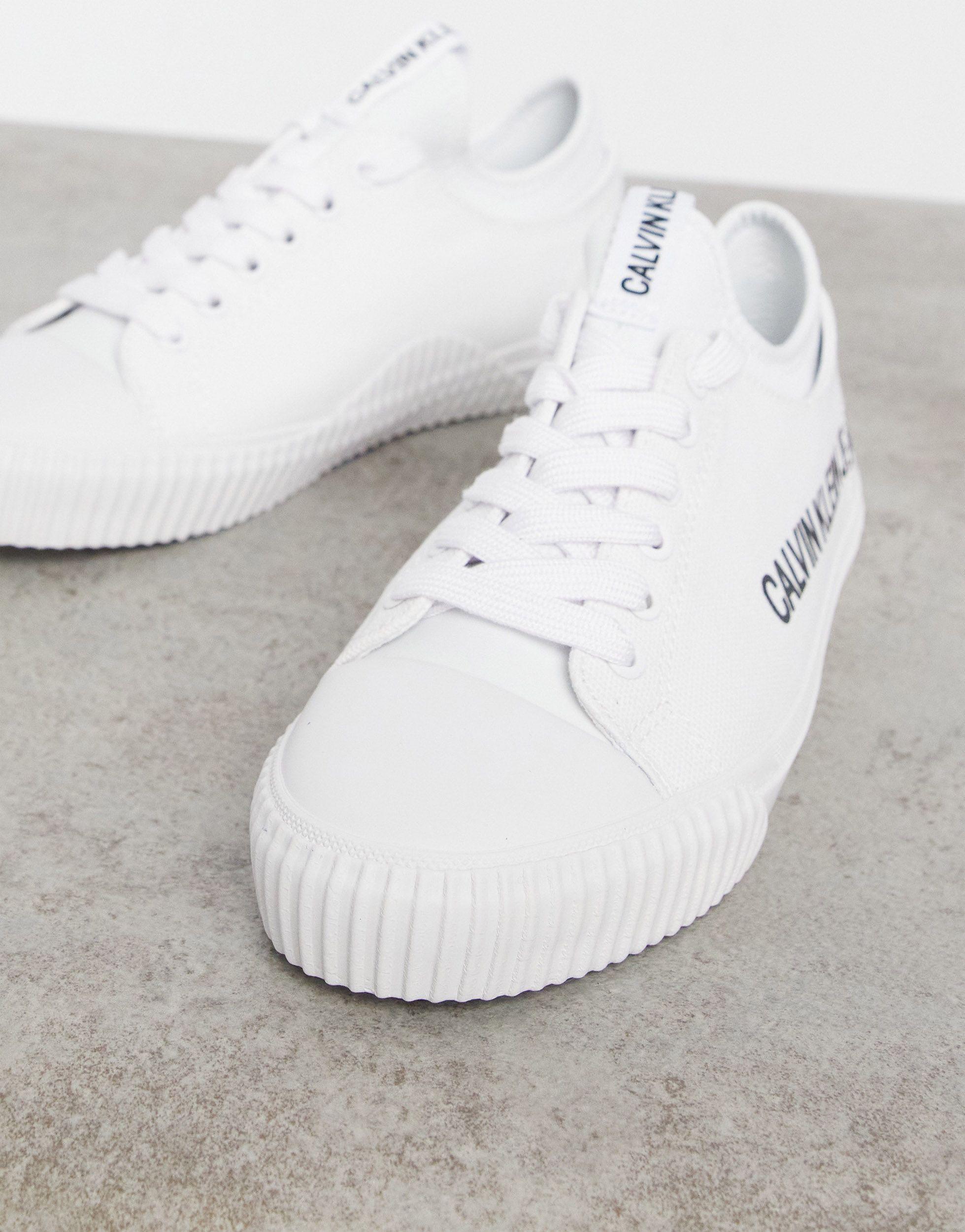 Jeans - iantha - sneakersCalvin Klein in Denim di colore Bianco | Lyst