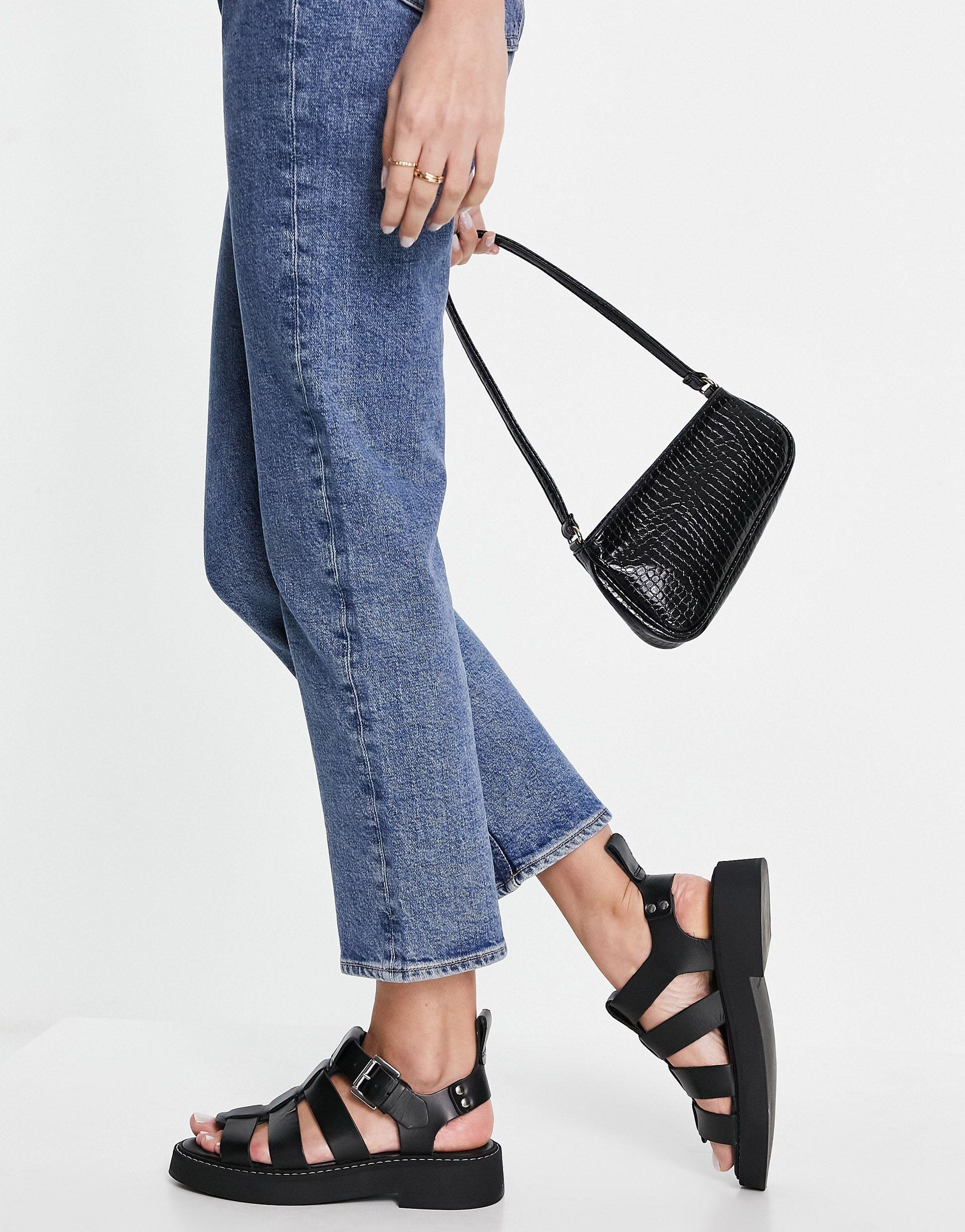 Other Stories Sandals in Black | Lyst