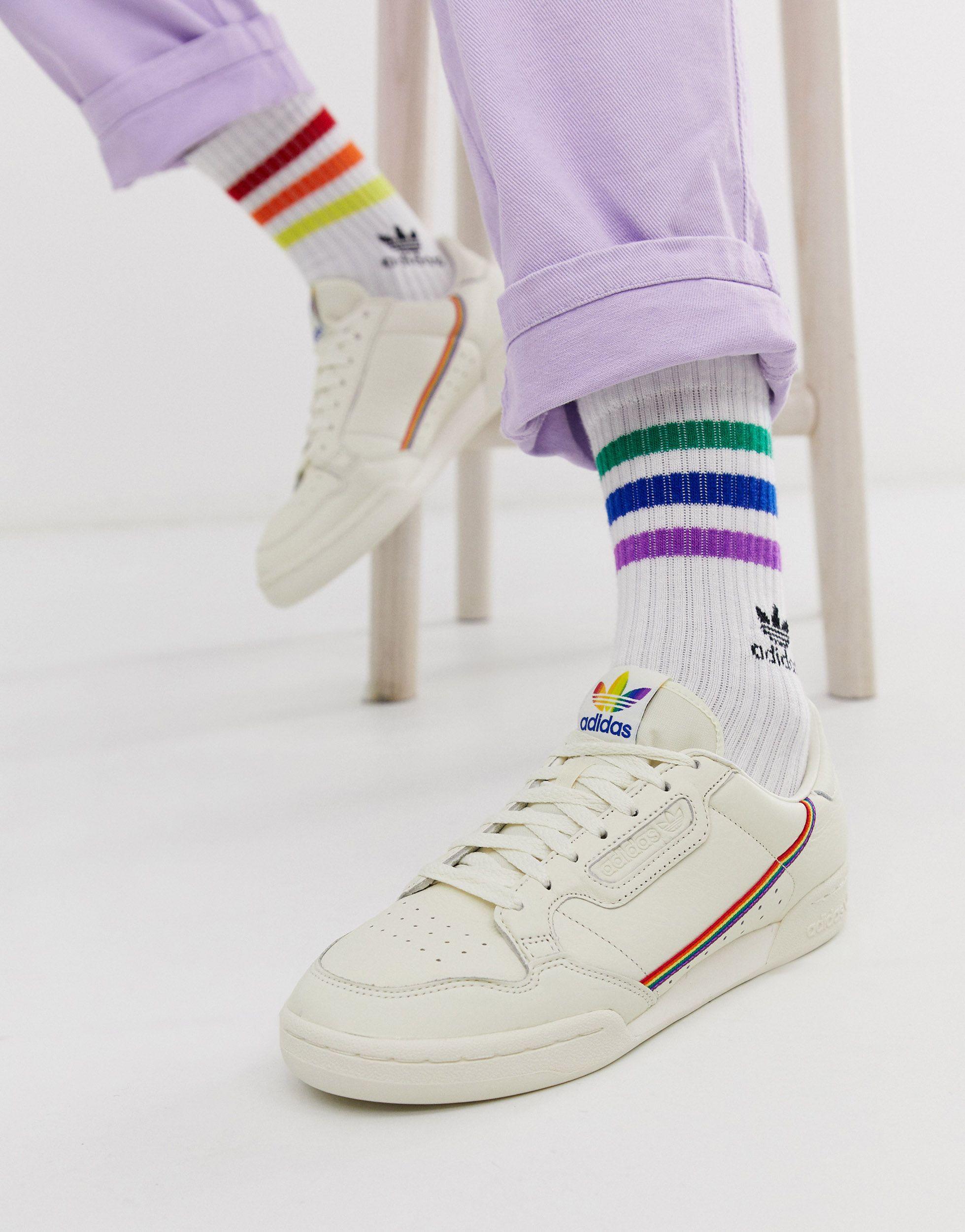 adidas Originals Leather Continental 80s Trainers for Men | Lyst