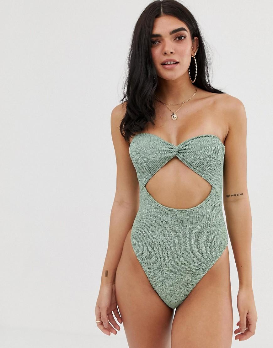 asos crinkle swimsuit