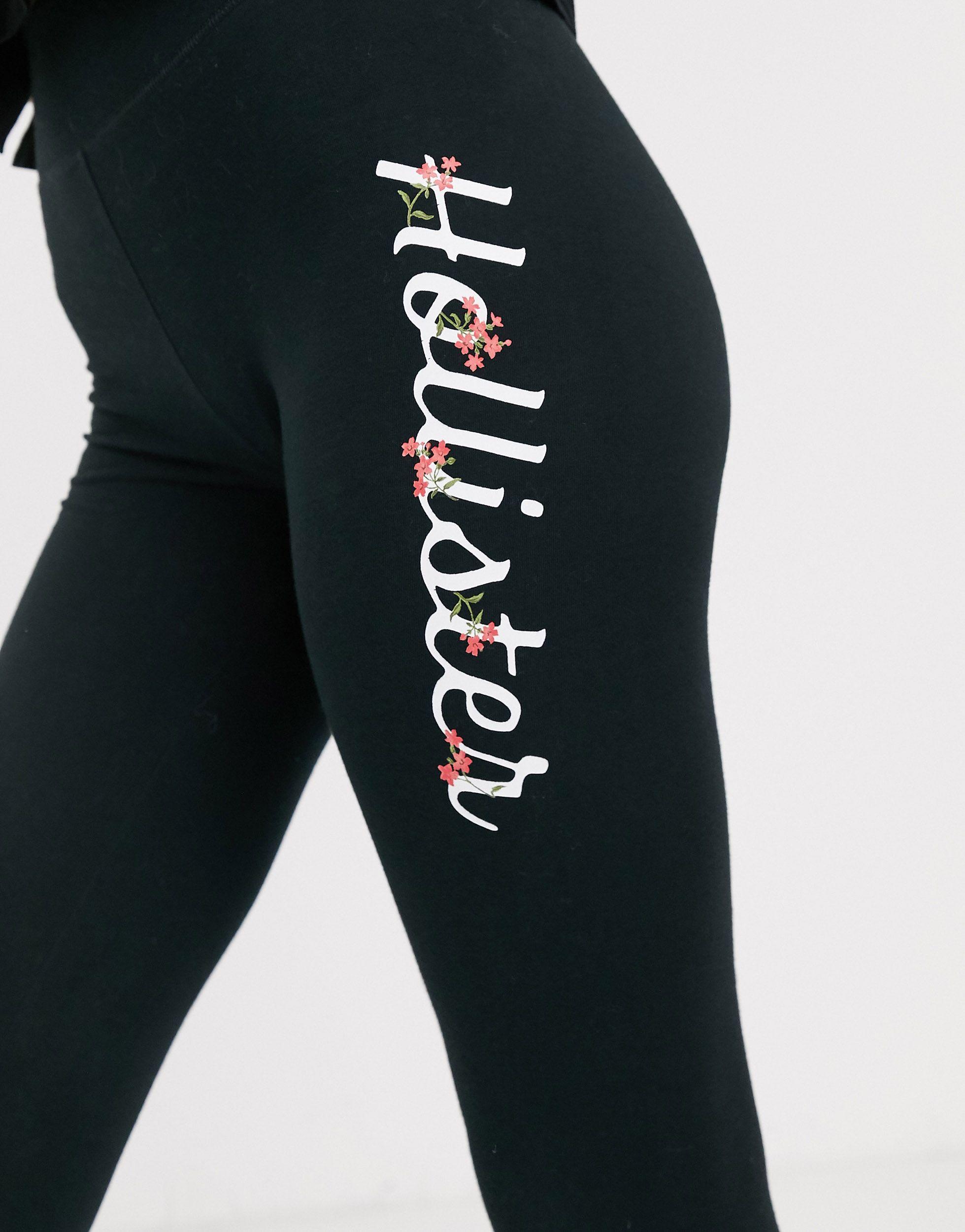 Hollister leggings with hip logo