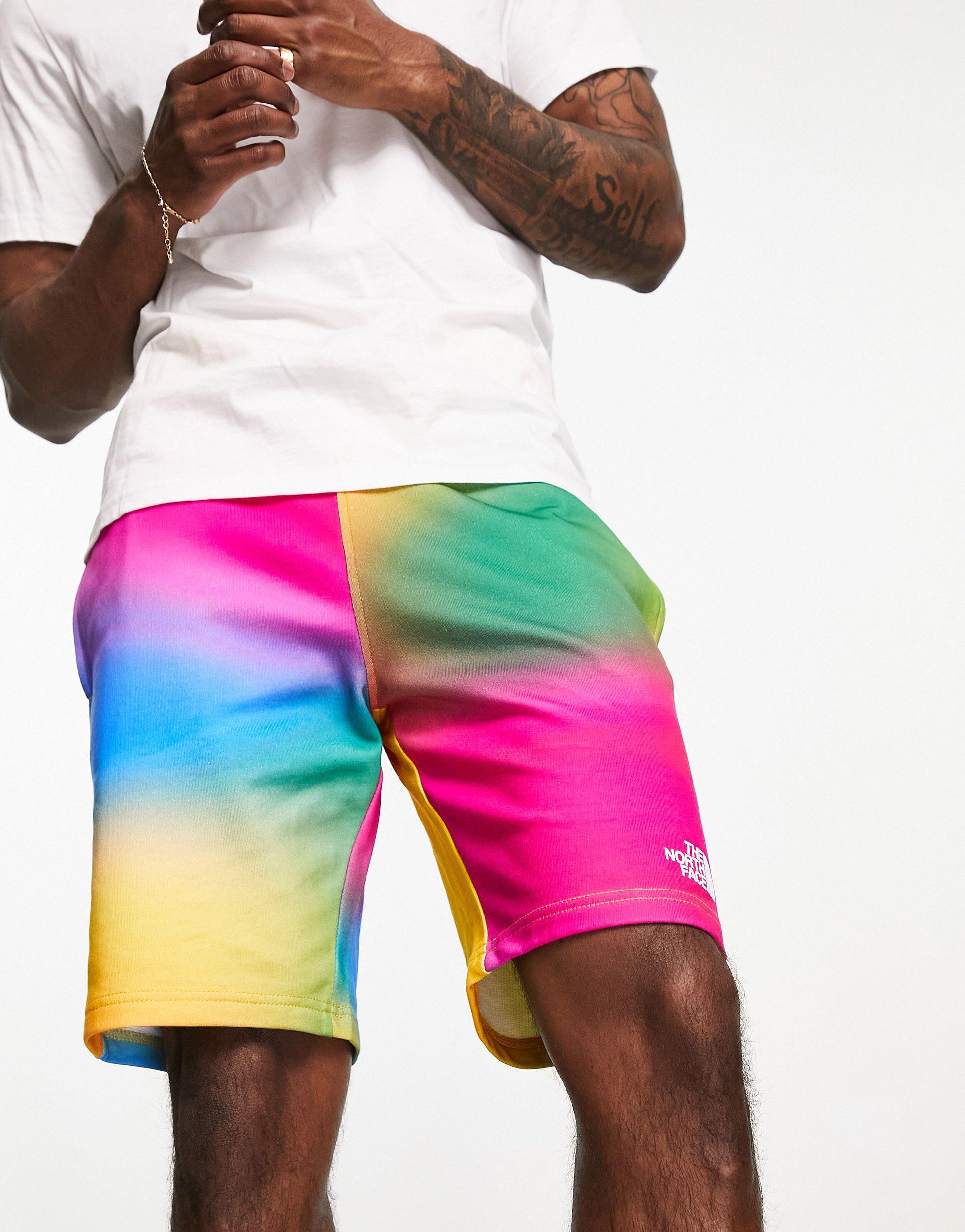 The North Face Pride Standard Lightweight Fleece Shorts in Pink for Men