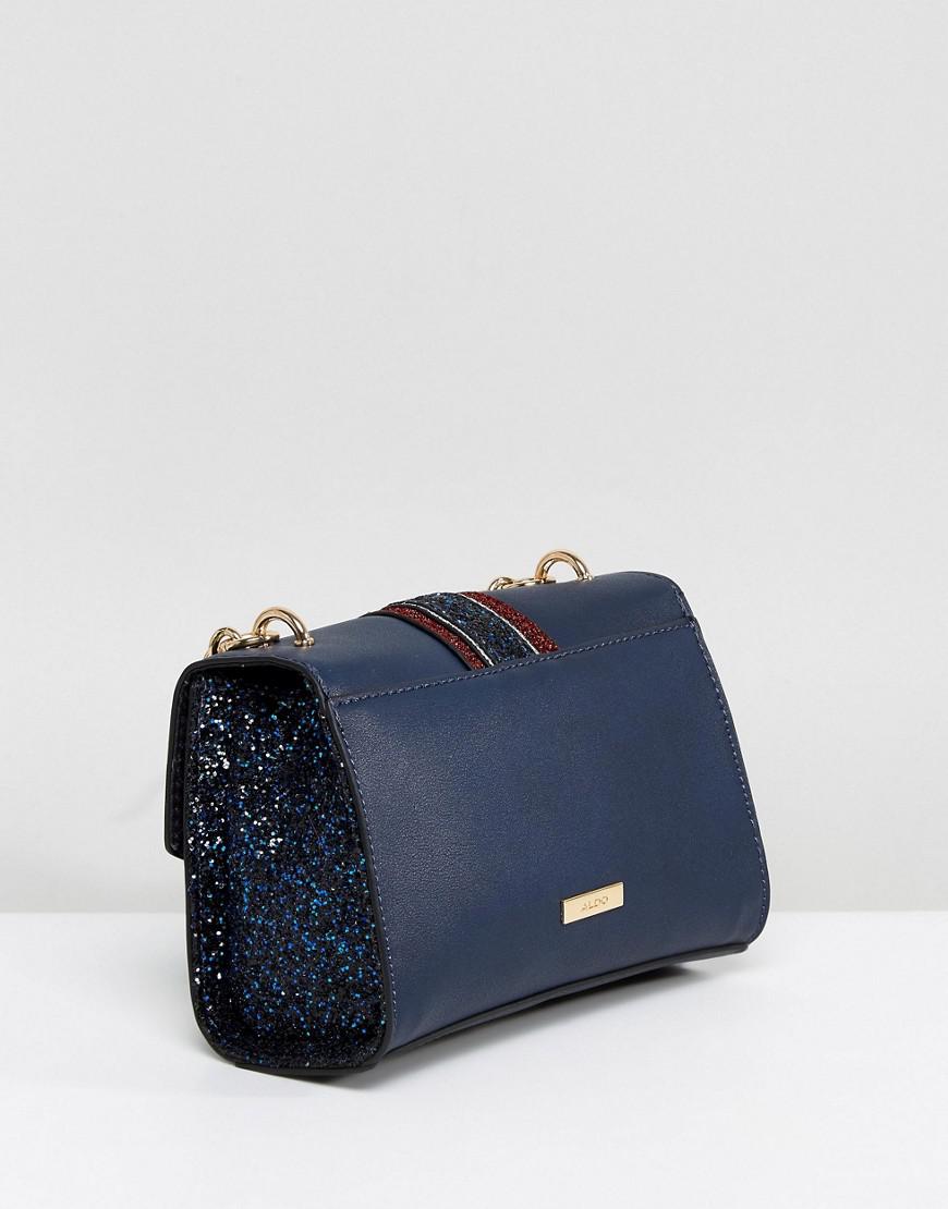 ALDO Pearl Detail Mini Cross Body Bag in Navy (Blue) Lyst