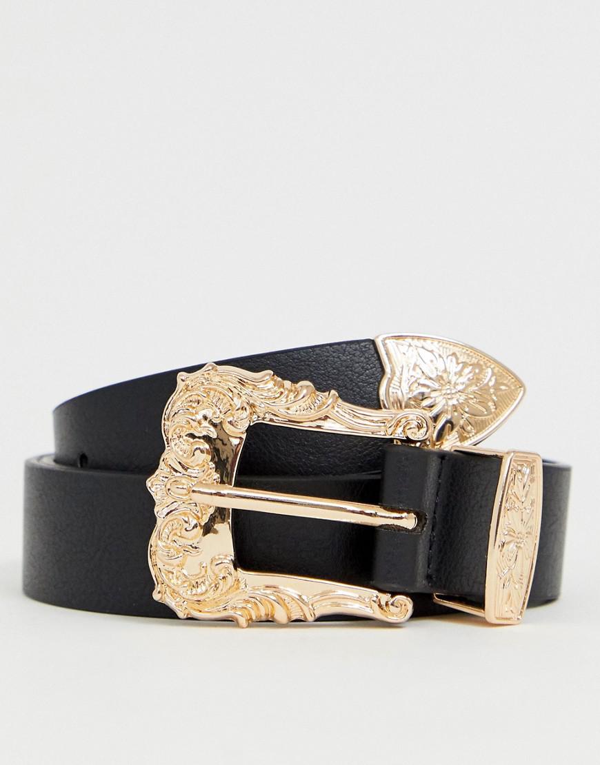 gold western belt